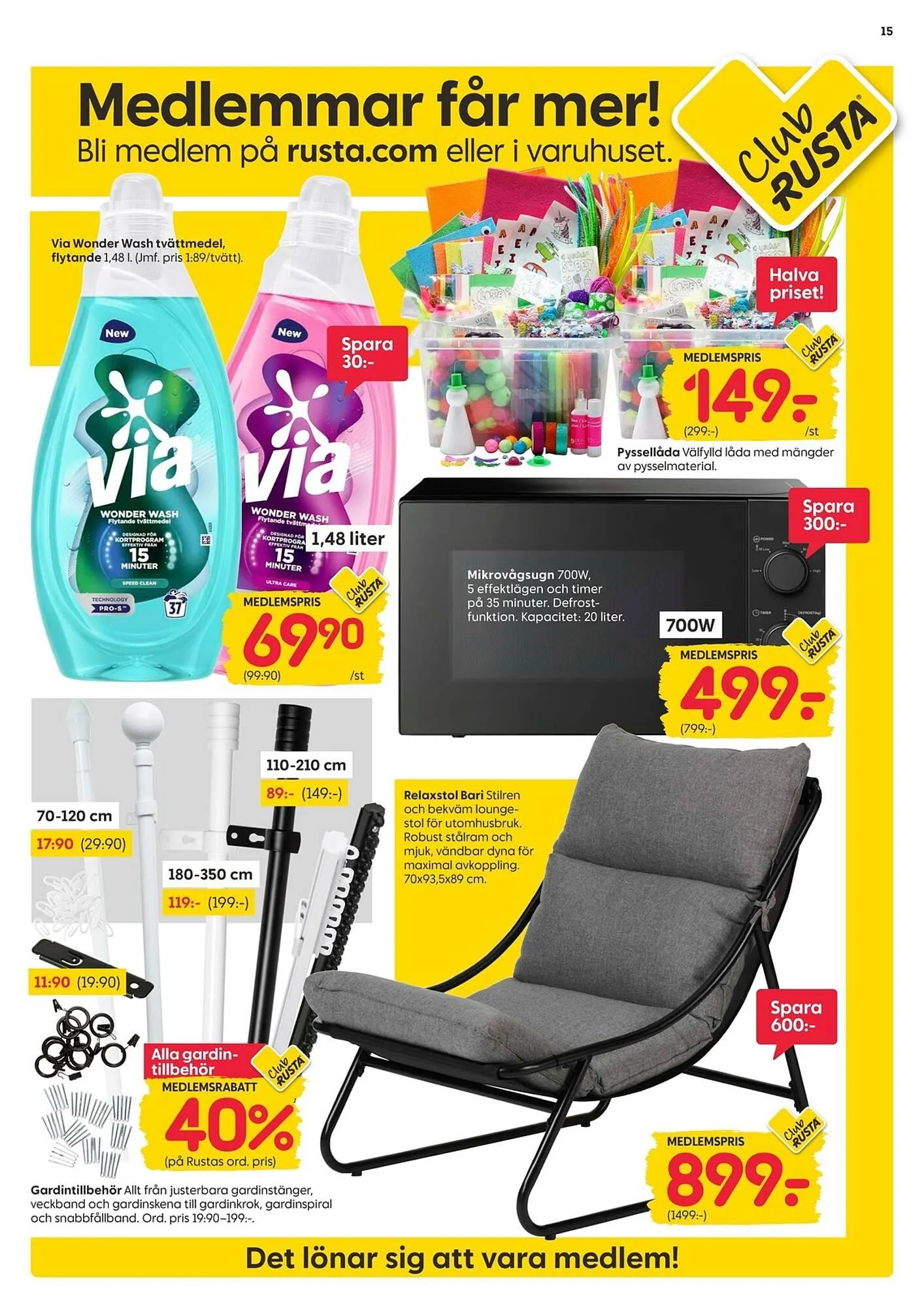 Rusta reklamblad från 7 april till 12 april 2026 - Reklamblad sidor 15