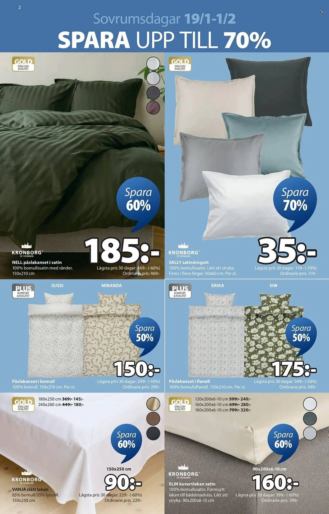 JYSK reklamblad från 19 januari till 1 februari 2026 - Reklamblad sidor 2