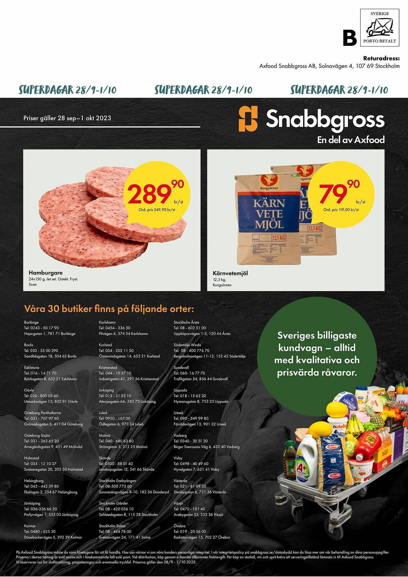Snabbgross reklamblad från 25 september till 1 oktober 2023 - Reklamblad sidor 8