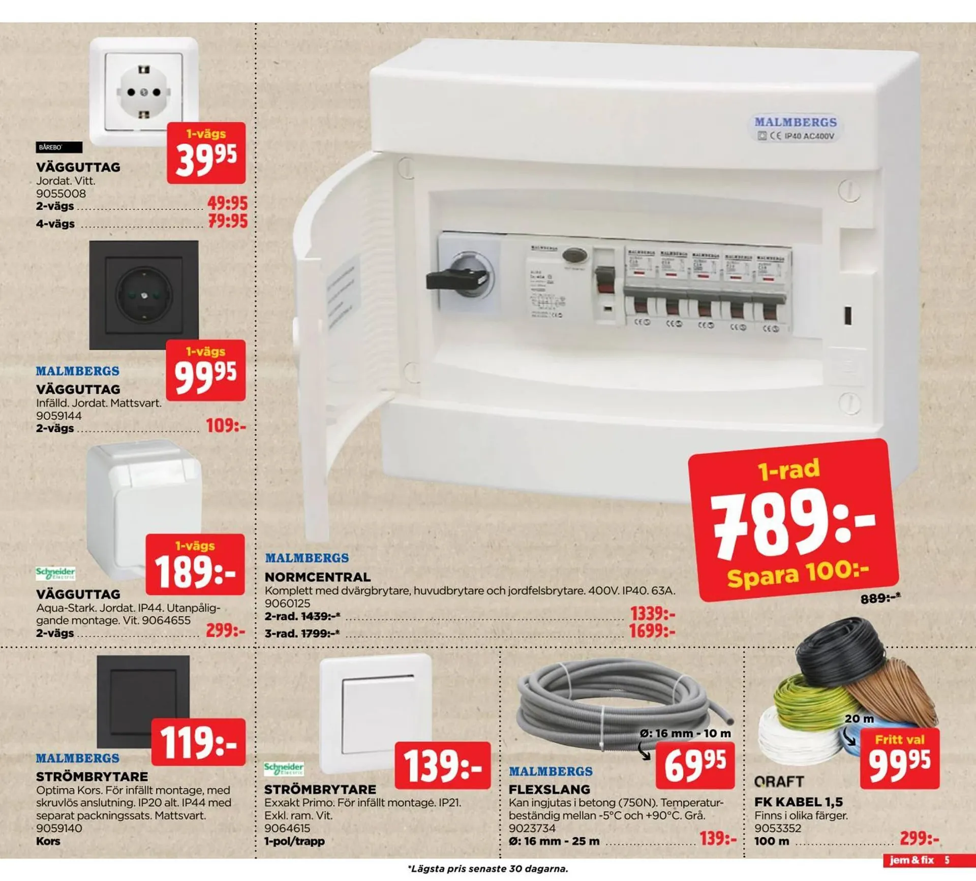 Jem&Fix reklamblad från 25 augusti till 8 september 2025 - Reklamblad sidor 5