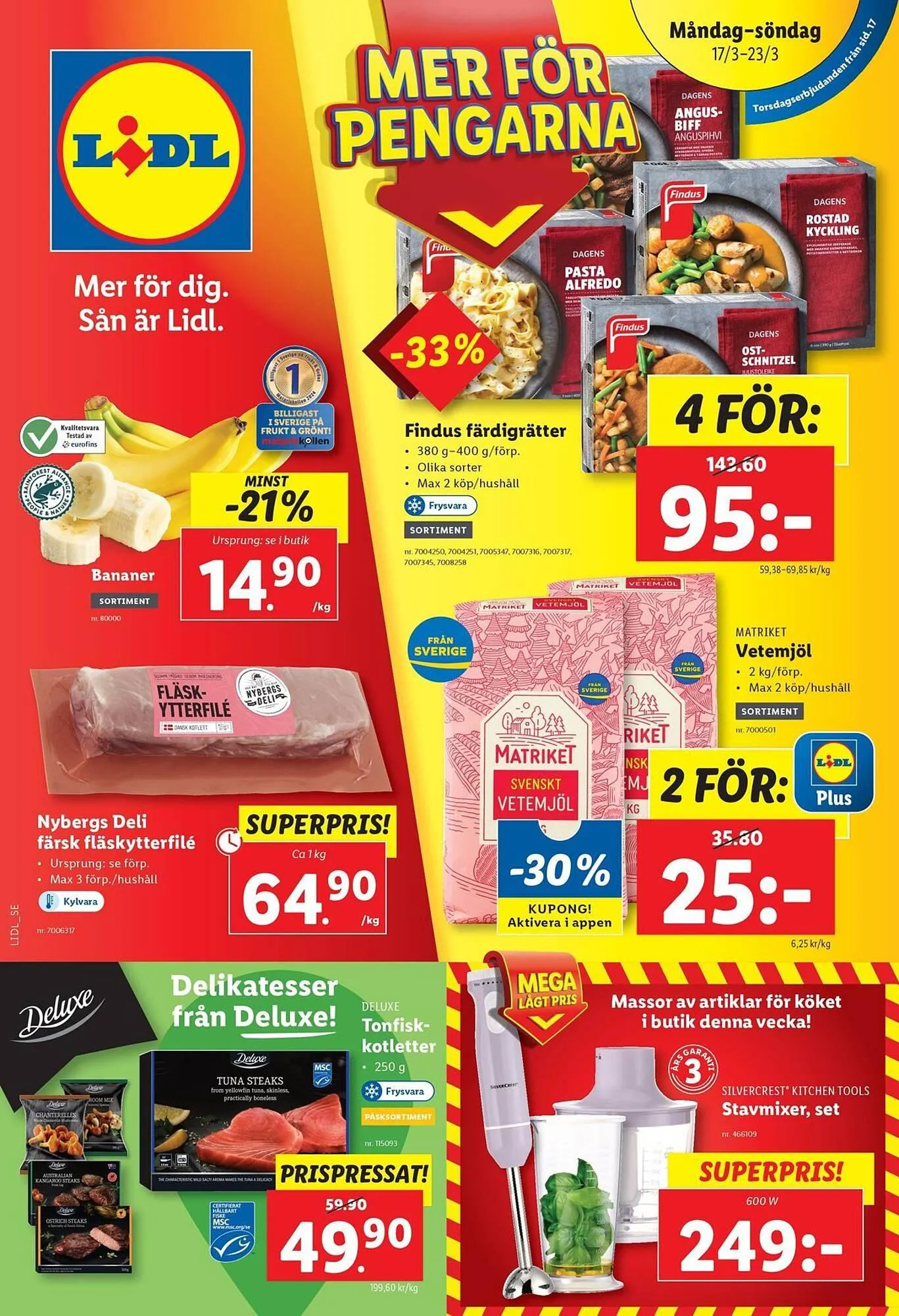 Lidl reklamblad från 17 mars till 23 mars 2025 - Reklamblad sidor 1