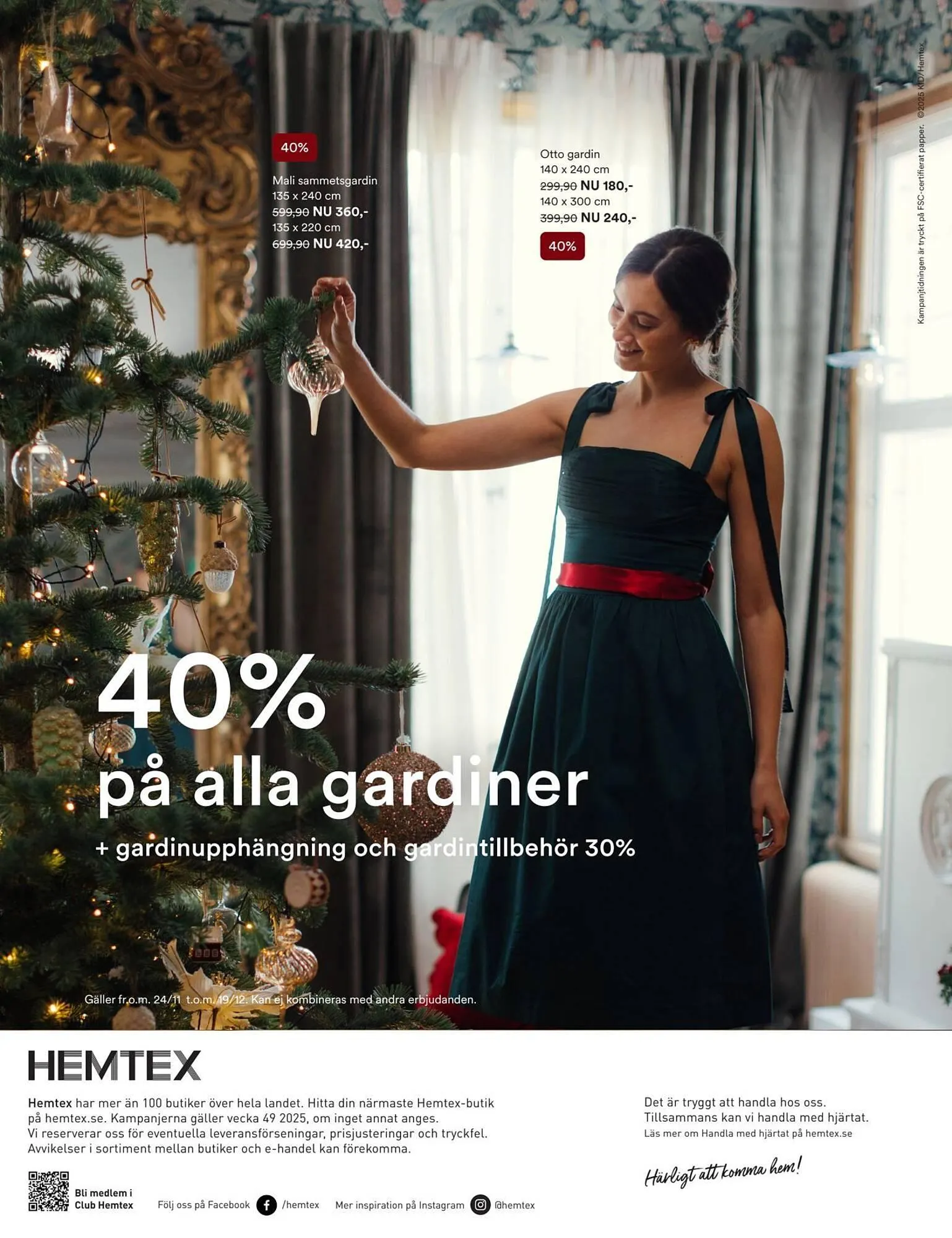 Hemtex reklamblad från 1 december till 15 december 2025 - Reklamblad sidor 12