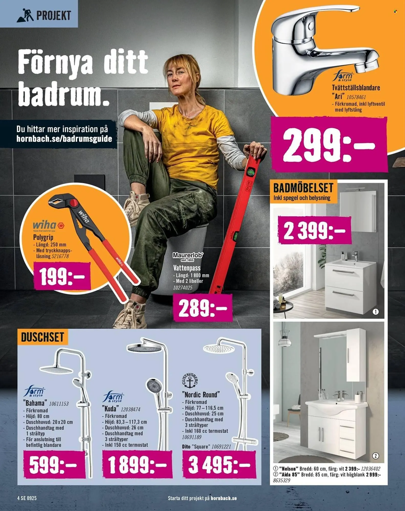 Hornbach reklamblad från 31 augusti till 24 september 2025 - Reklamblad sidor 4