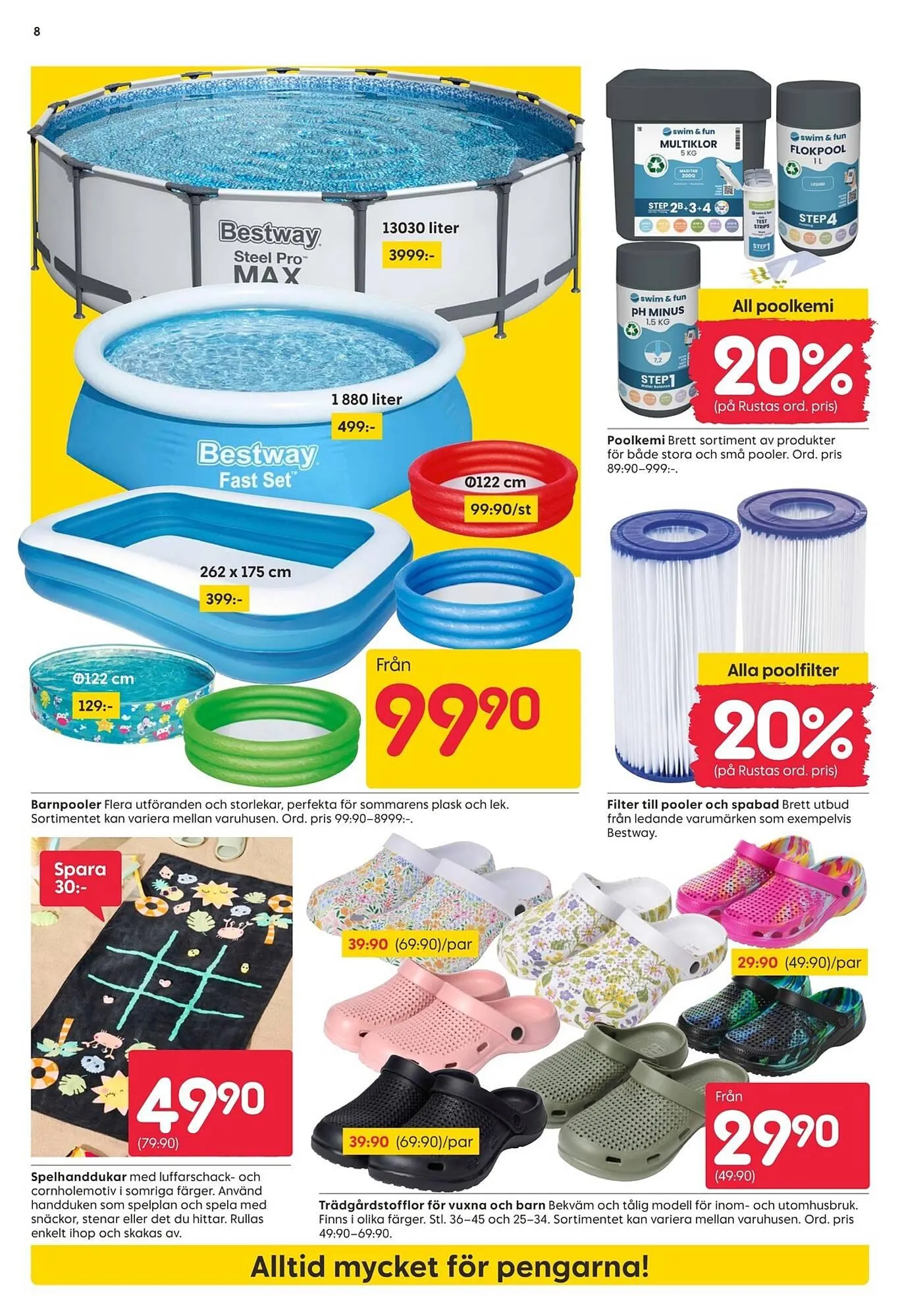 Rusta reklamblad från 4 maj till 10 maj 2026 - Reklamblad sidor 8