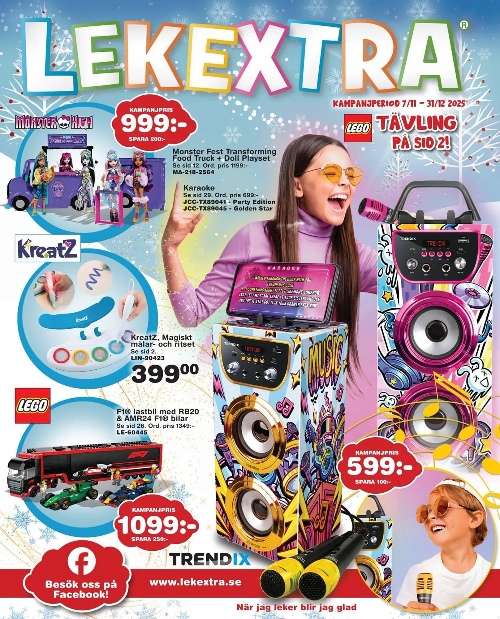 Lekextra reklamblad från 7 november till 31 december 2025 - Reklamblad sidor 1