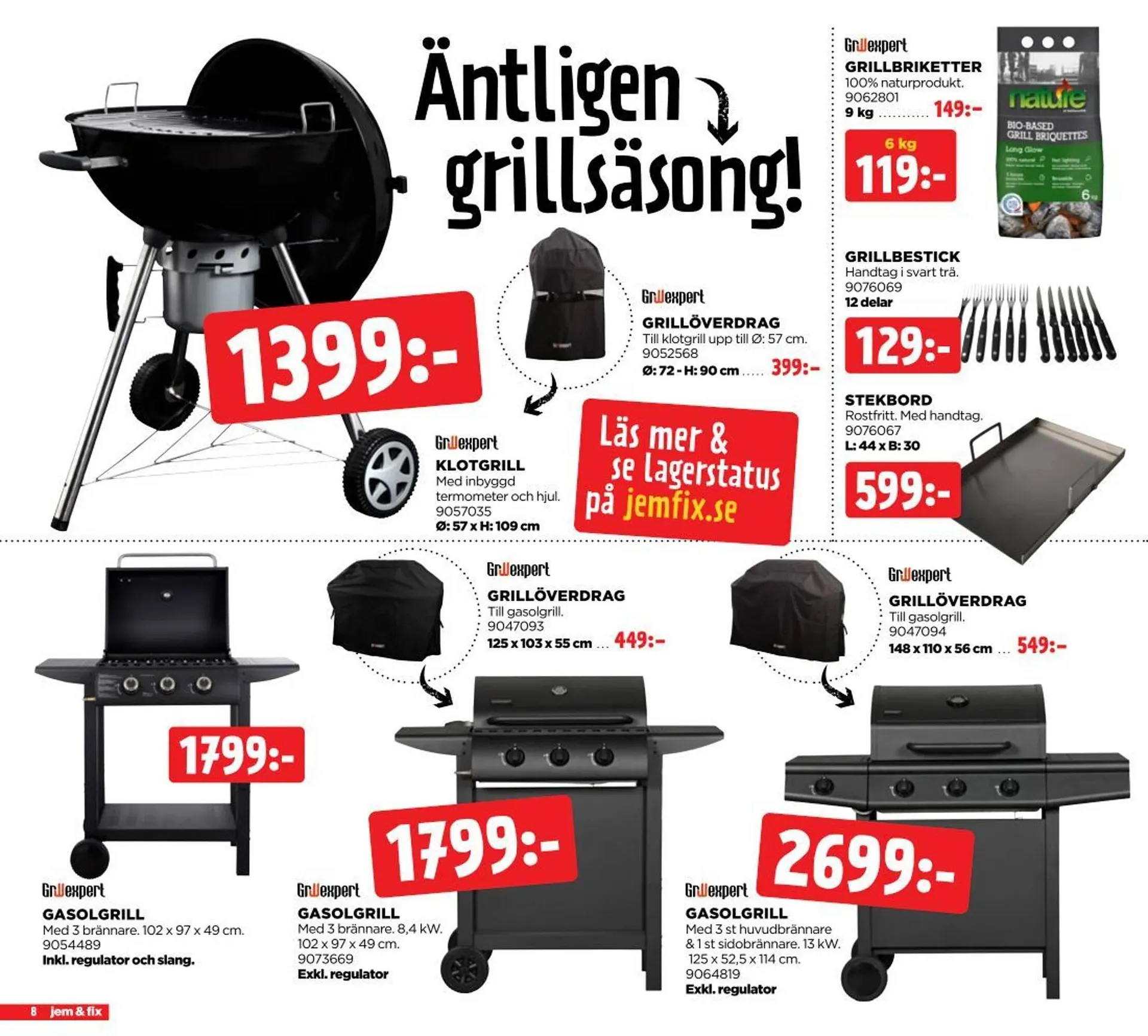 Jem&Fix reklamblad från 24 mars till 6 april 2025 - Reklamblad sidor 8