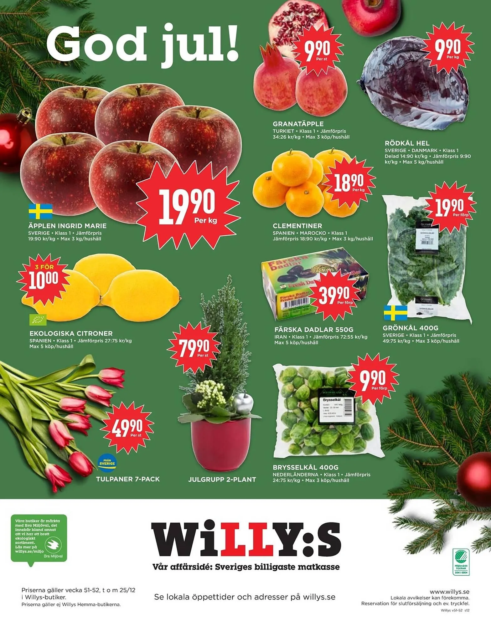 Willys reklamblad från 15 december till 25 december 2025 - Reklamblad sidor 12