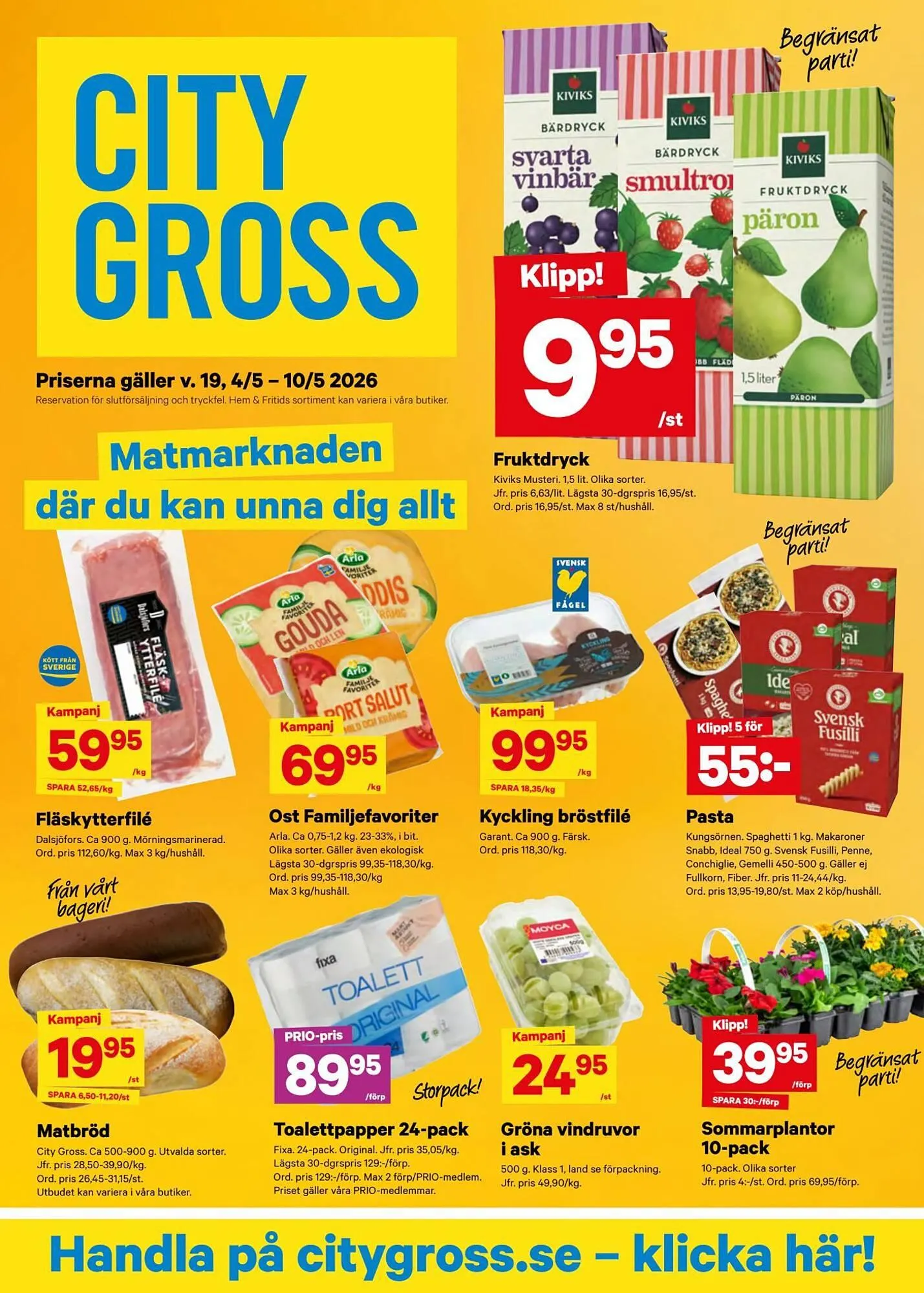 City Gross reklamblad - 1
