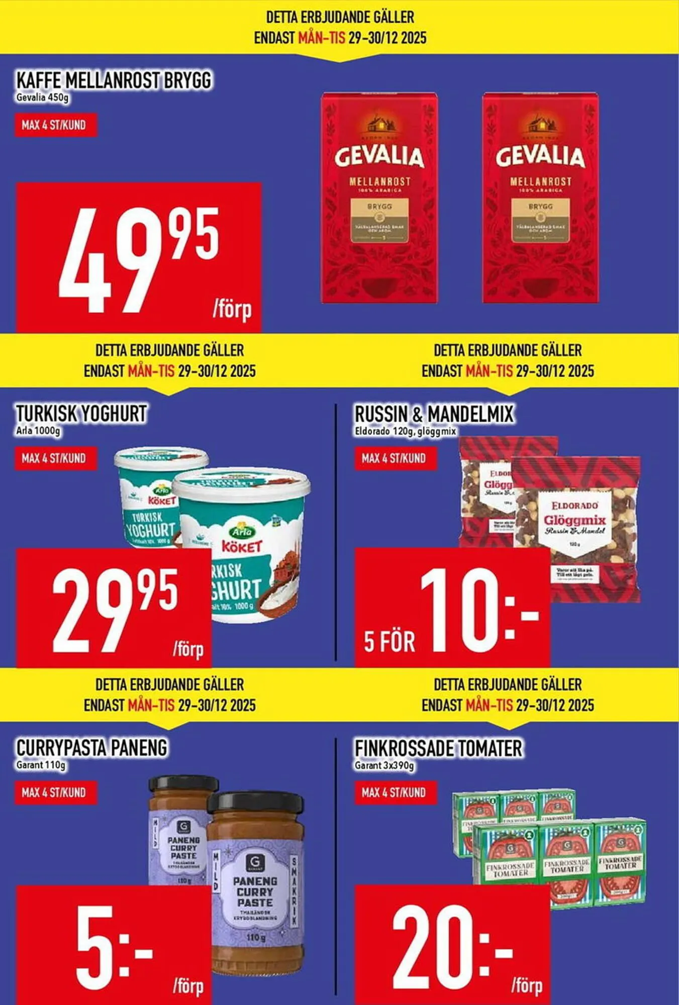 Matdax reklamblad från 29 december till 4 januari 2026 - Reklamblad sidor 5