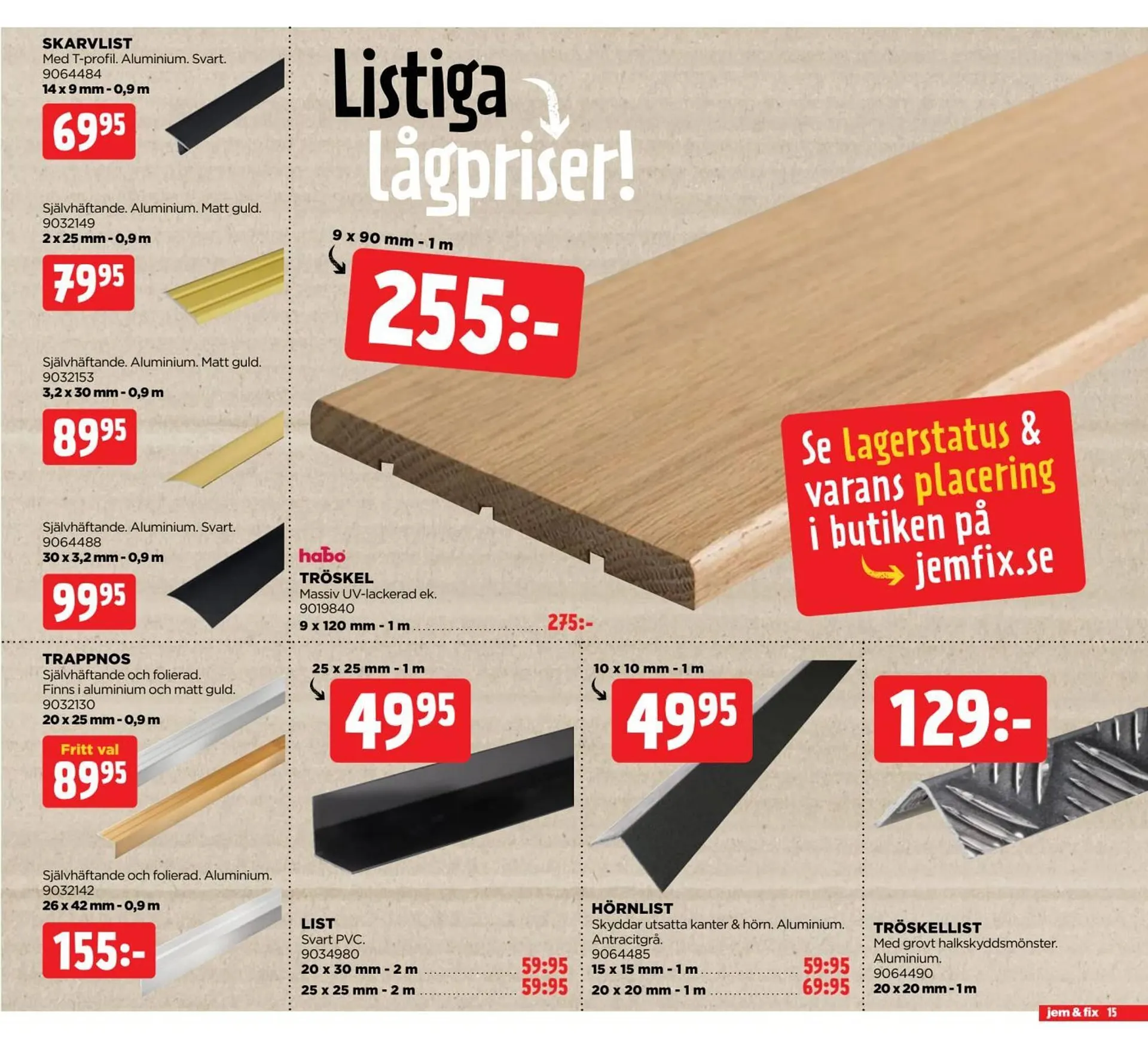 Jem&Fix reklamblad från 3 november till 16 november 2025 - Reklamblad sidor 15