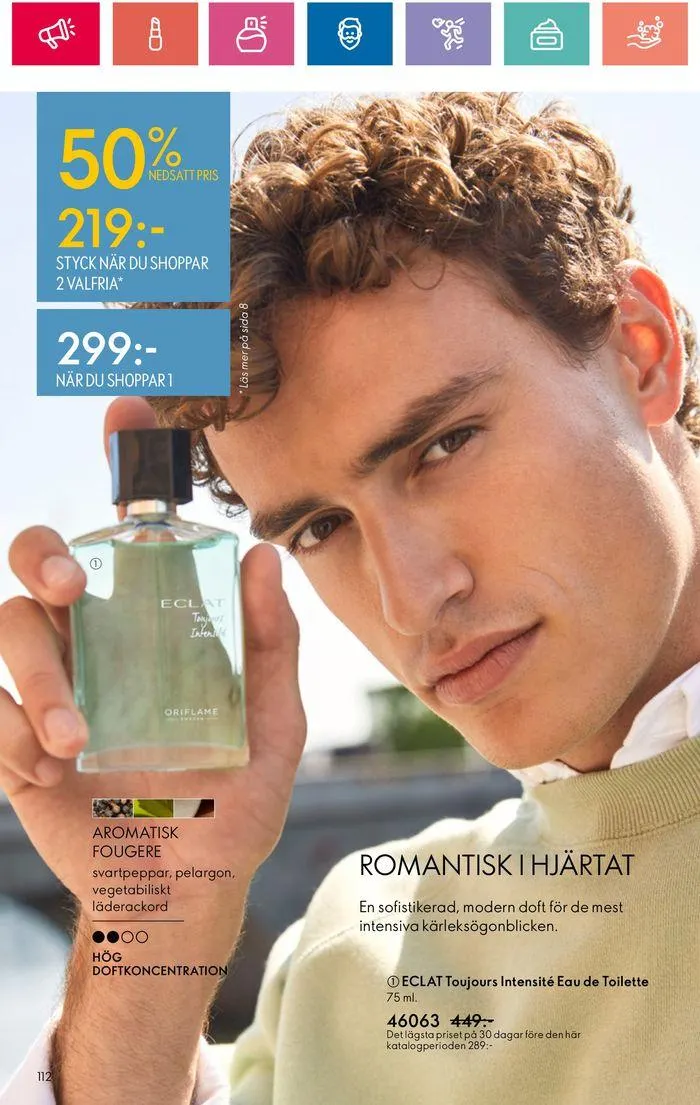 Oriflame reklamblad från 20 juni till 4 juli 2024 - Reklamblad sidor 112