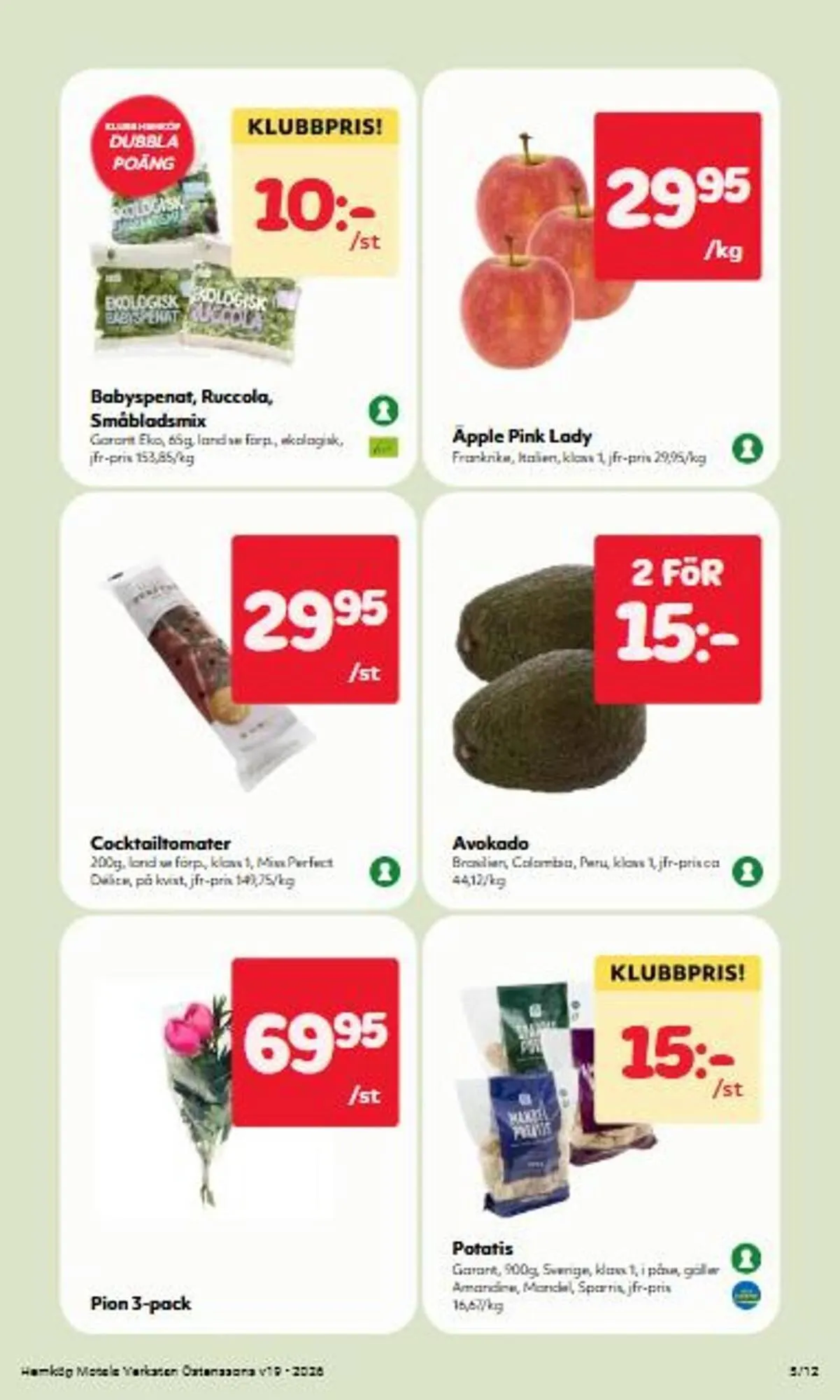 Hemköp reklamblad från 4 maj till 10 maj 2026 - Reklamblad sidor 5