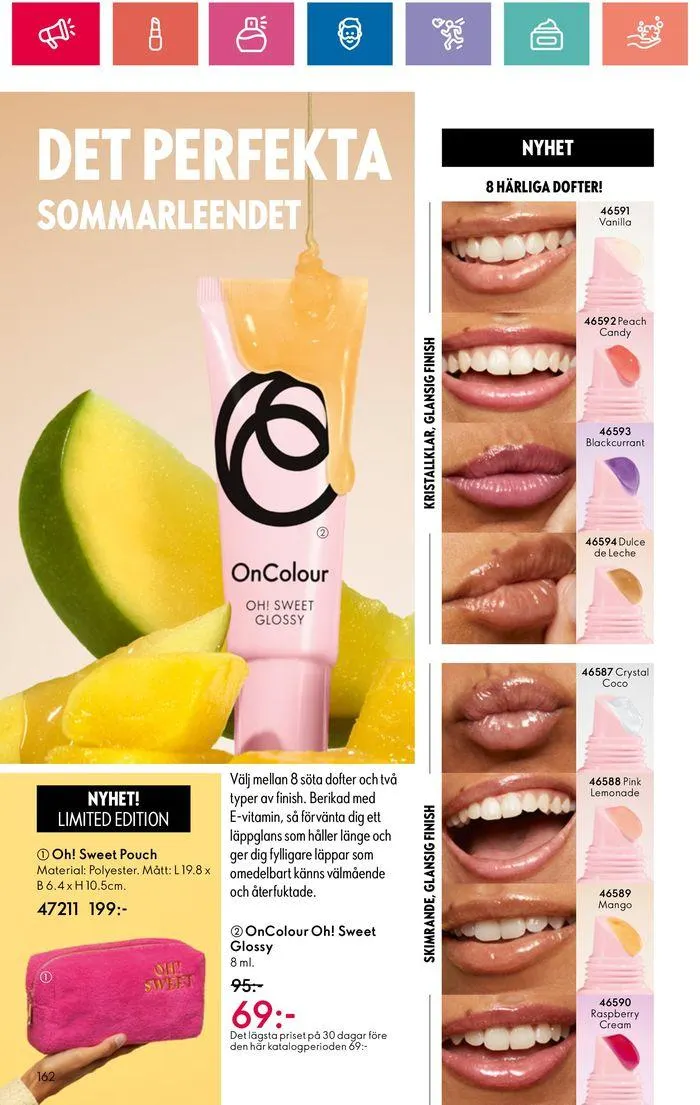 Oriflame reklamblad från 20 juni till 4 juli 2024 - Reklamblad sidor 162