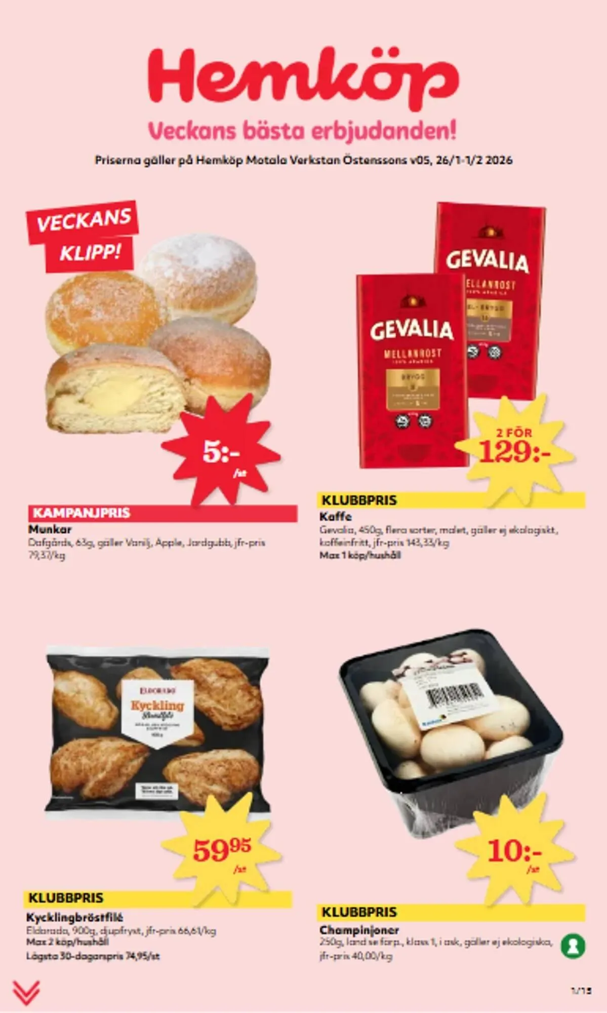 Östenssons reklamblad - 1