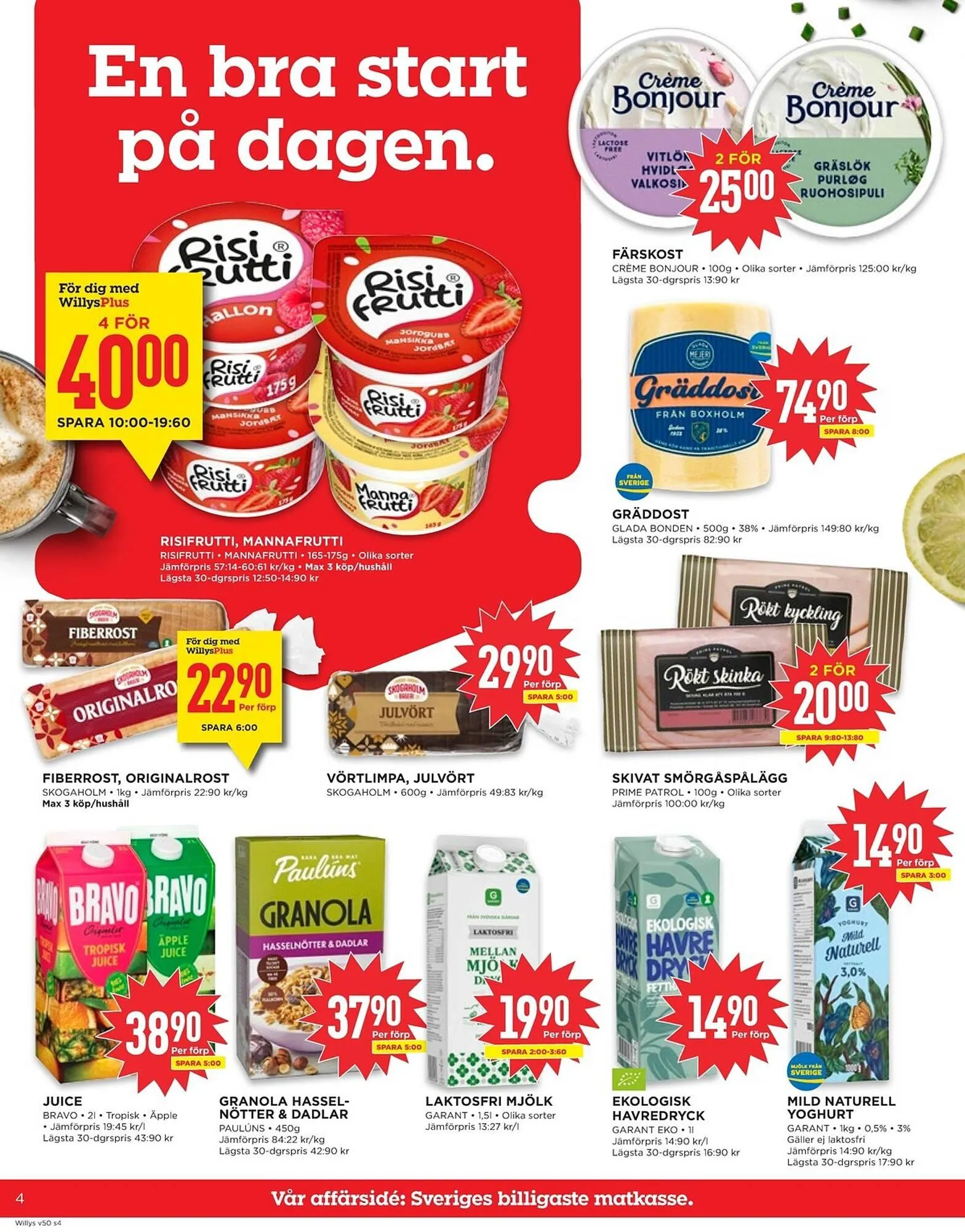 Willys reklamblad från 8 december till 14 december 2025 - Reklamblad sidor 4