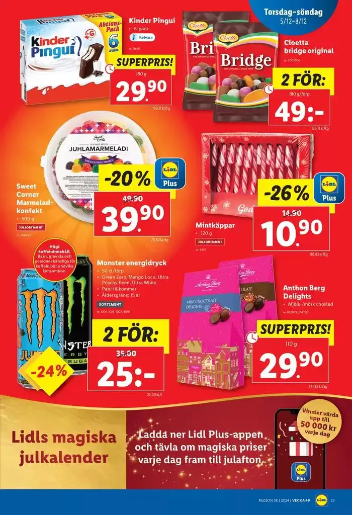 ERBJUDANDEN VECKA 49 från 2 december till 8 december 2024 - Reklamblad sidor 27