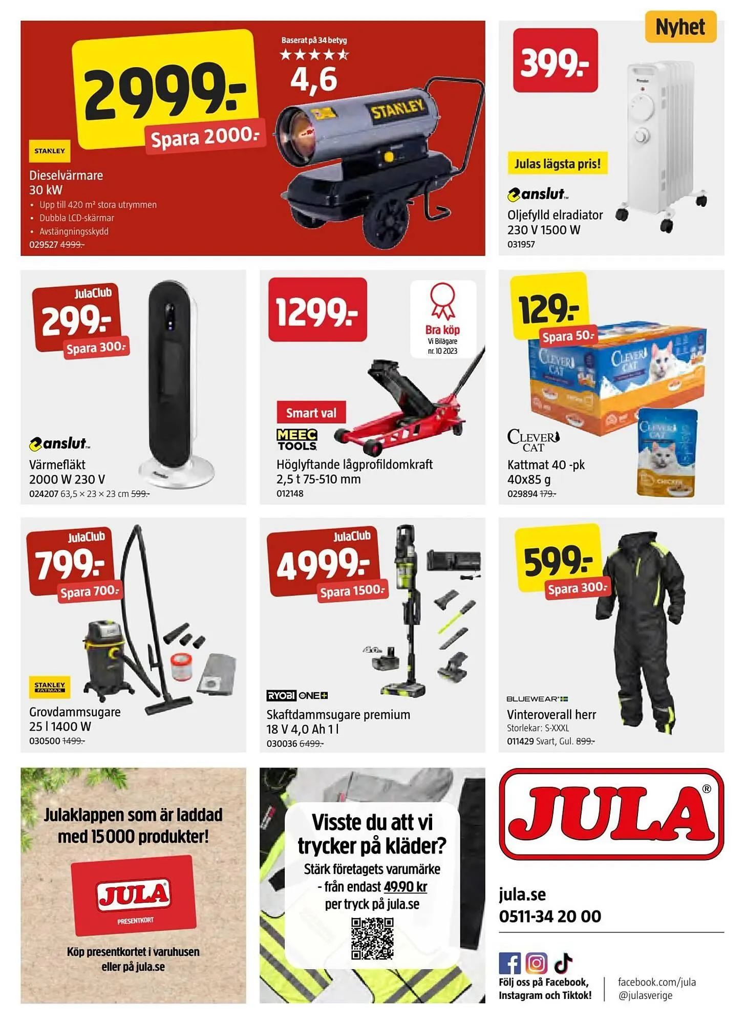 Jula reklamblad från 30 oktober till 12 november 2025 - Reklamblad sidor 15