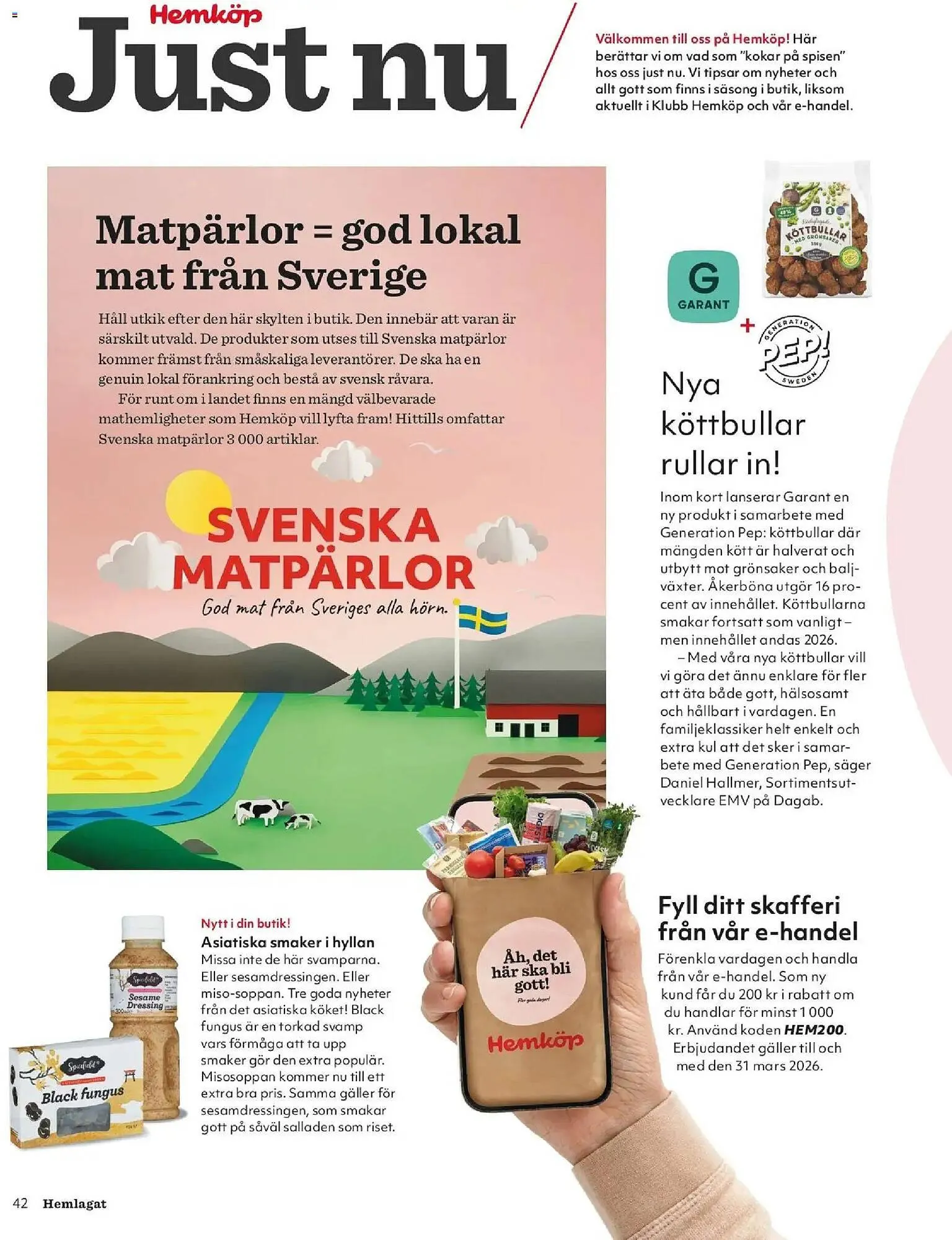 Hemköp reklamblad från 19 februari till 29 mars 2026 - Reklamblad sidor 42