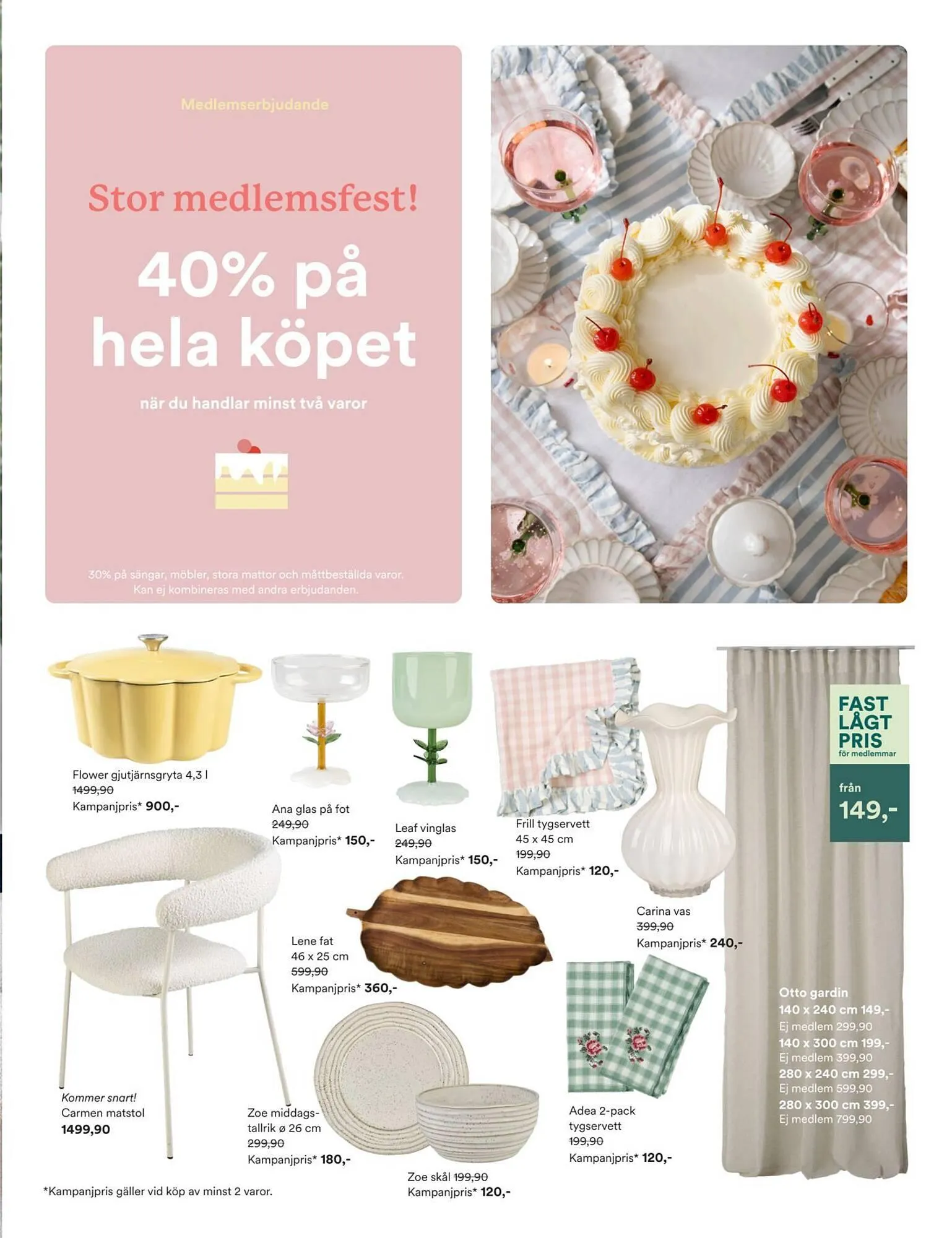 Hemtex reklamblad från 15 mars till 30 mars 2026 - Reklamblad sidor 3