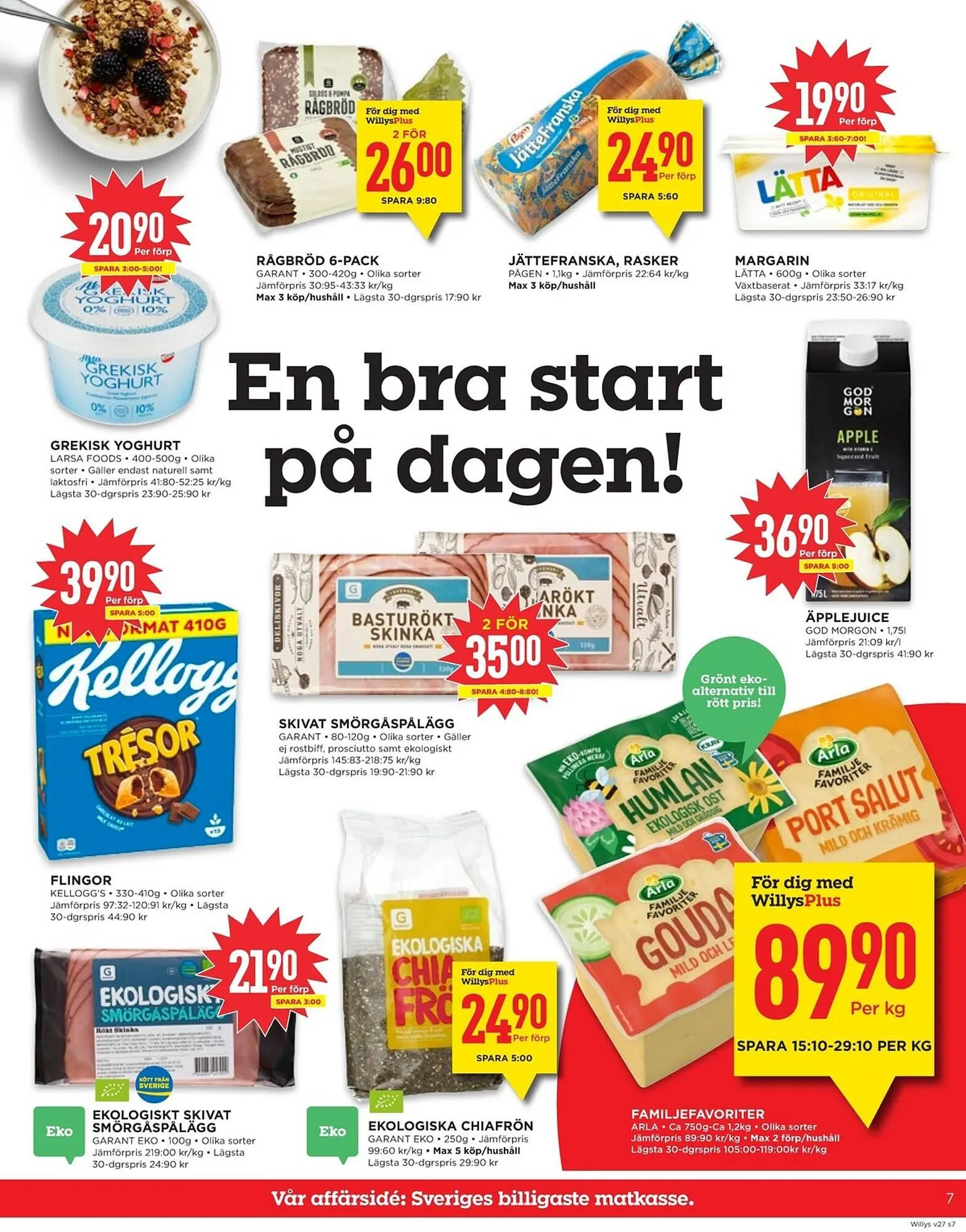 Willys reklamblad från 30 juni till 6 juli 2025 - Reklamblad sidor 7