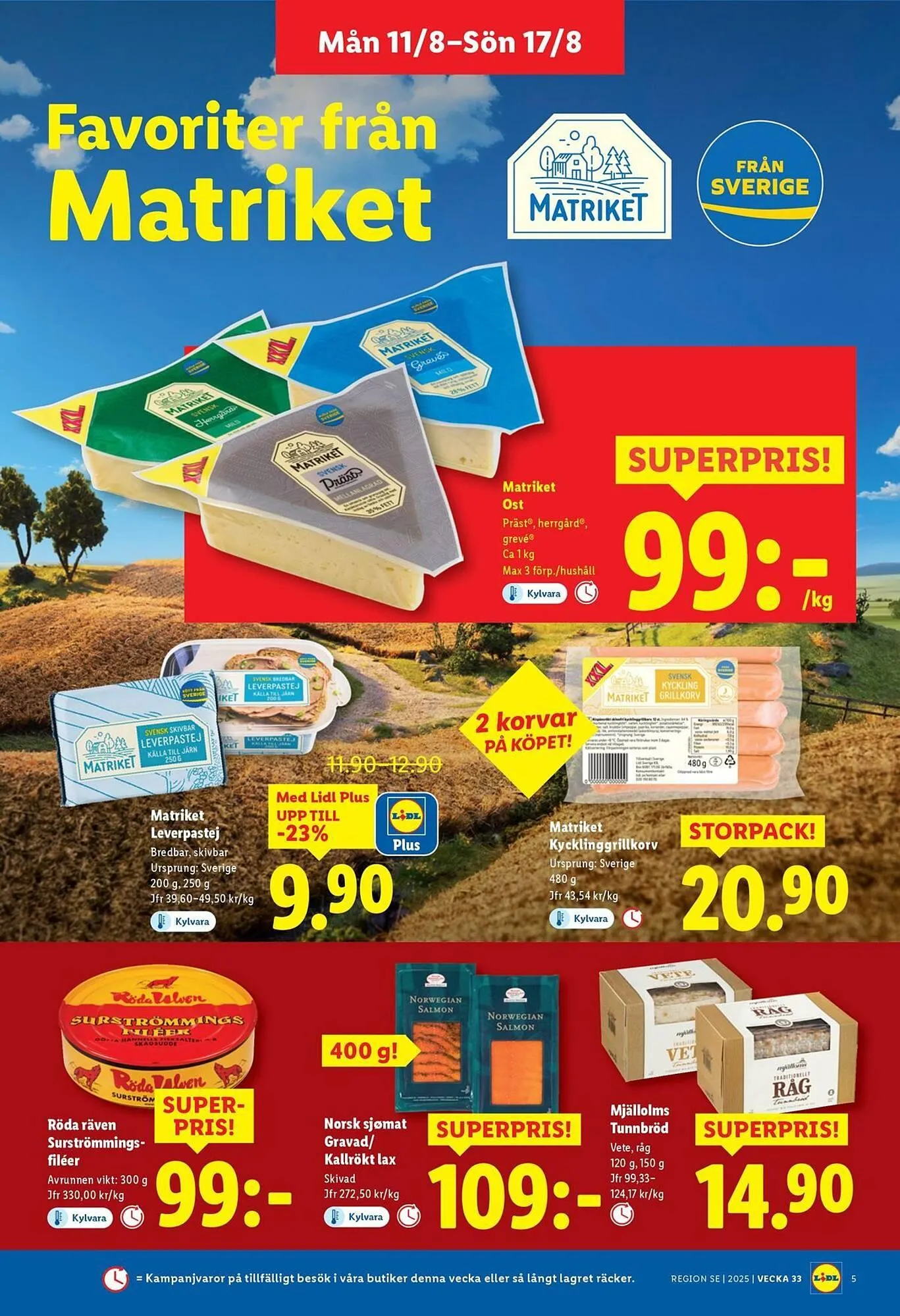 Lidl reklamblad från 11 augusti till 17 augusti 2025 - Reklamblad sidor 5