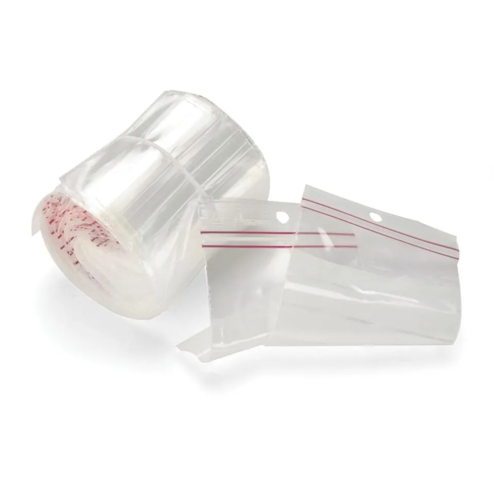 Zip-påse med skrivfält 70x100 mm, 100-pack