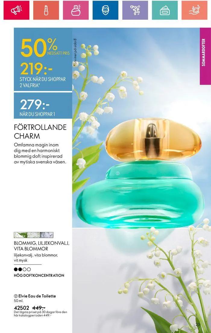 Oriflame reklamblad från 20 juni till 4 juli 2024 - Reklamblad sidor 23