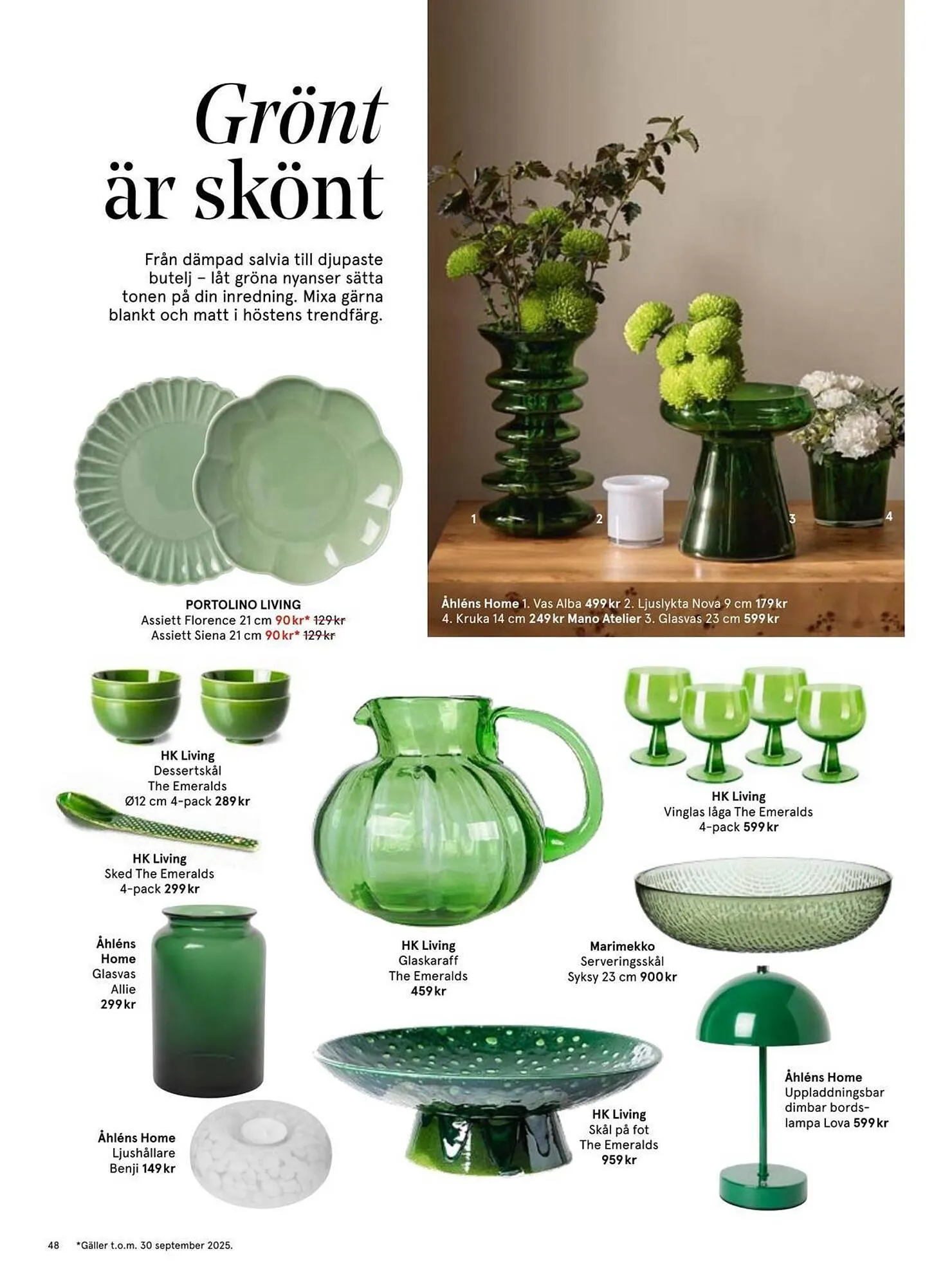 Åhléns reklamblad från 17 september till 7 oktober 2025 - Reklamblad sidor 48