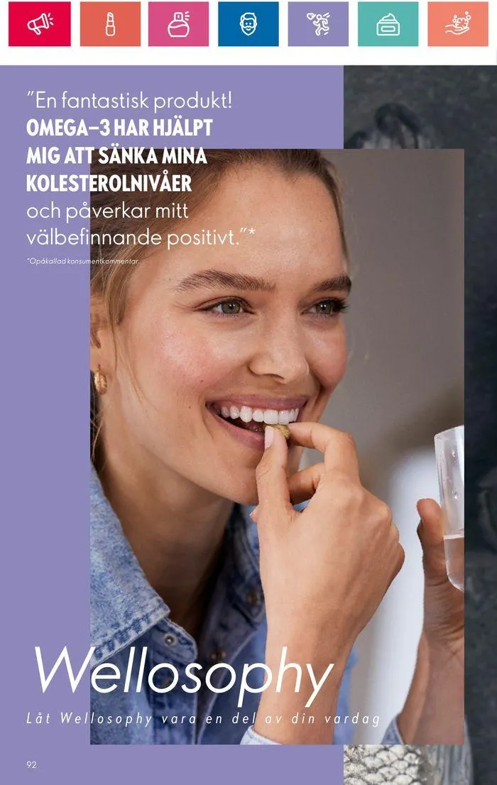 Oriflame reklamblad från 20 juni till 4 juli 2024 - Reklamblad sidor 92