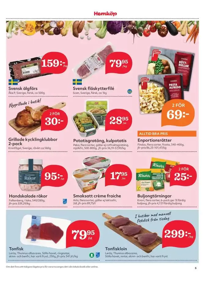 Våra bästa deals för dig från 30 september till 6 oktober 2024 - Reklamblad sidor 5