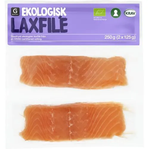 Laxfilé Ekologisk Frysta/2-pack