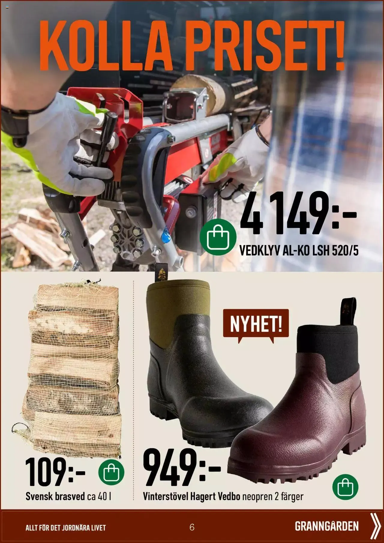 Granngården - erbjudanden från 22 september till 1 oktober 2023 - Reklamblad sidor 6