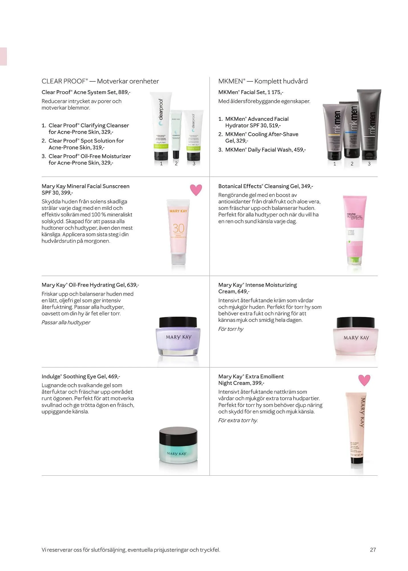 Mary Kay reklamblad från 8 april till 30 april 2025 - Reklamblad sidor 27