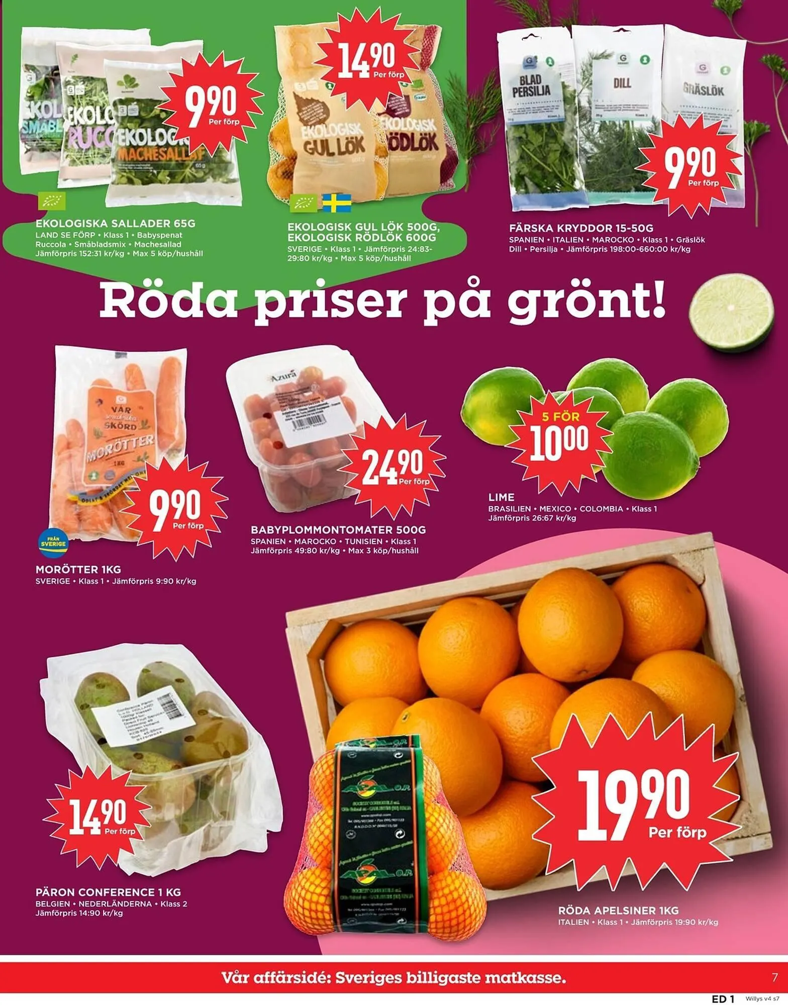 Willys reklamblad från 19 januari till 25 januari 2026 - Reklamblad sidor 7