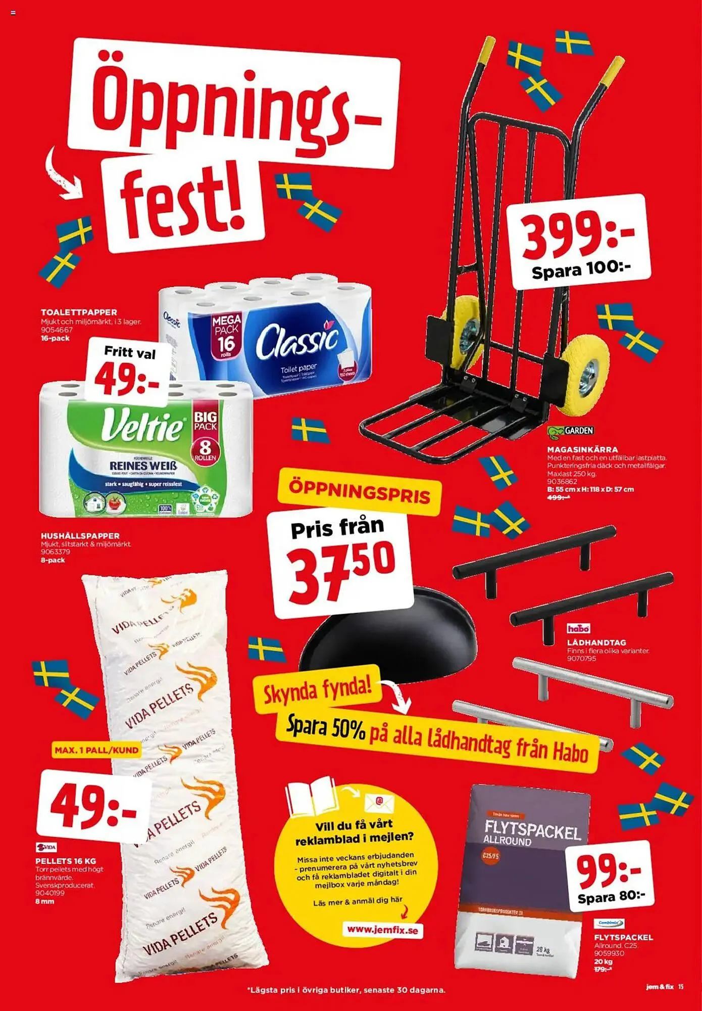 Jem&Fix reklamblad från 25 mars till 30 mars 2025 - Reklamblad sidor 15