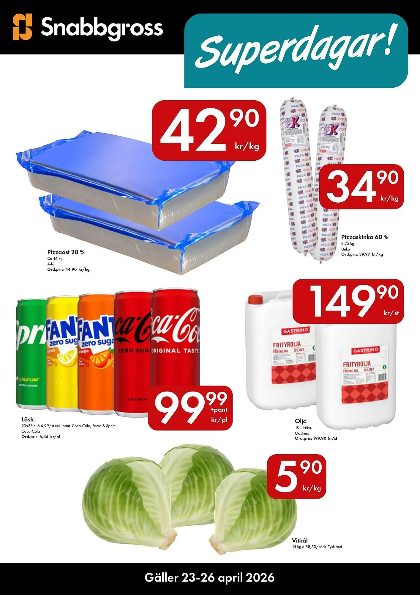 Snabbgross reklamblad - 1