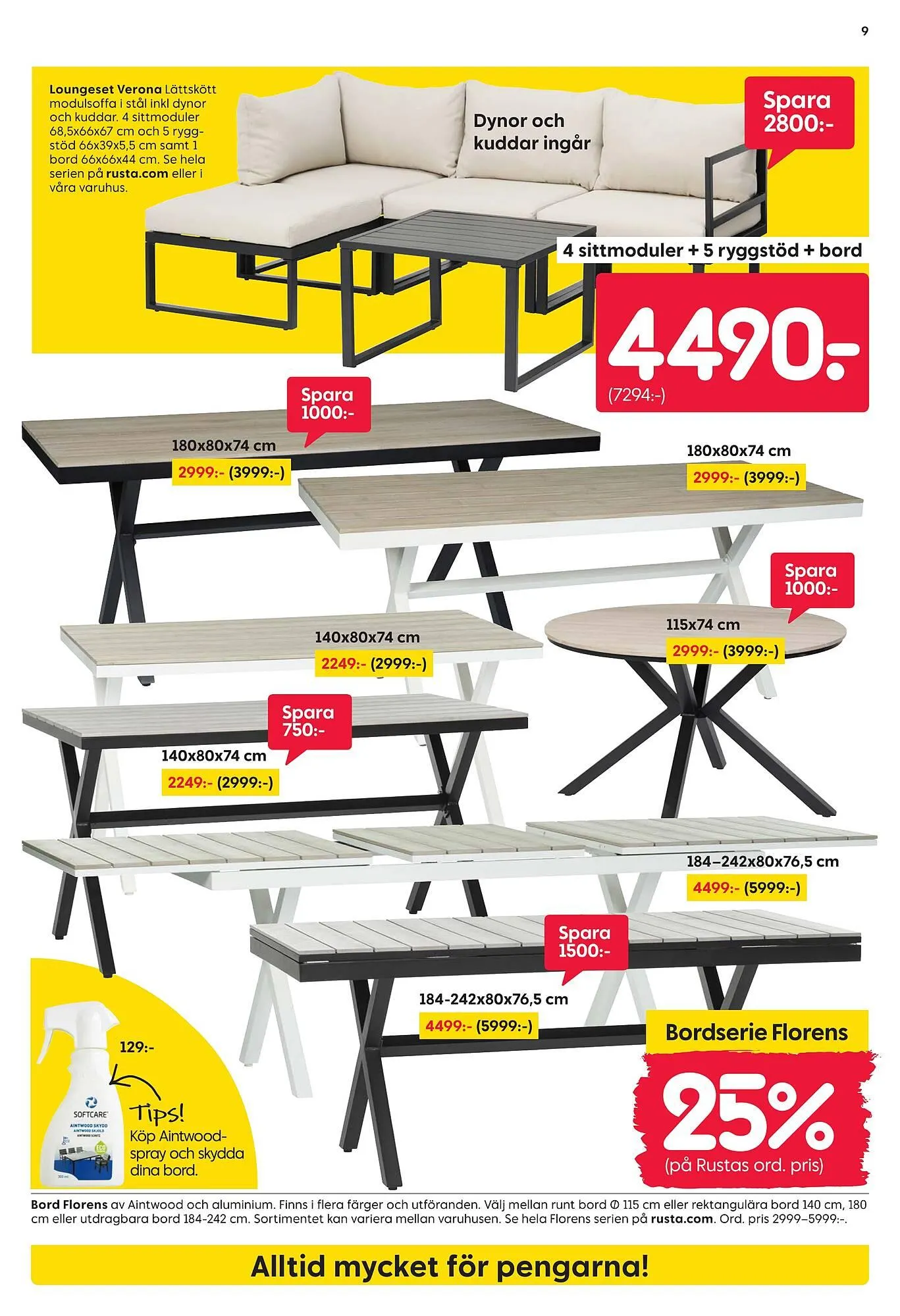 Rusta reklamblad från 22 april till 27 april 2025 - Reklamblad sidor 9