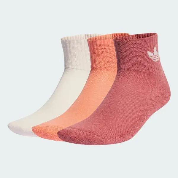 Mid-Cut Crew Socks 3 Pairs