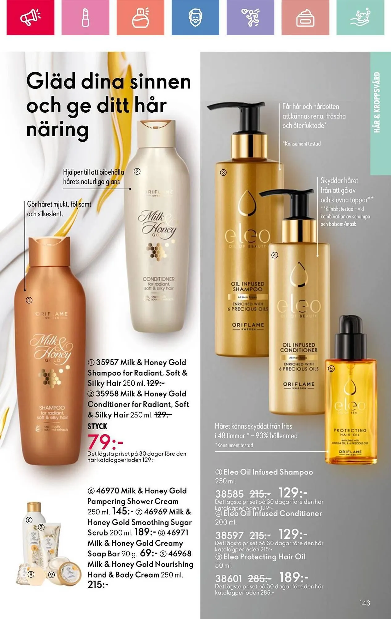 Oriflame reklamblad från 10 mars till 29 mars 2025 - Reklamblad sidor 143