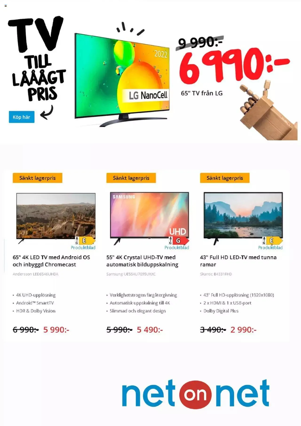 NetOnNet - erbjudanden från 25 september till 8 oktober 2023 - Reklamblad sidor 6