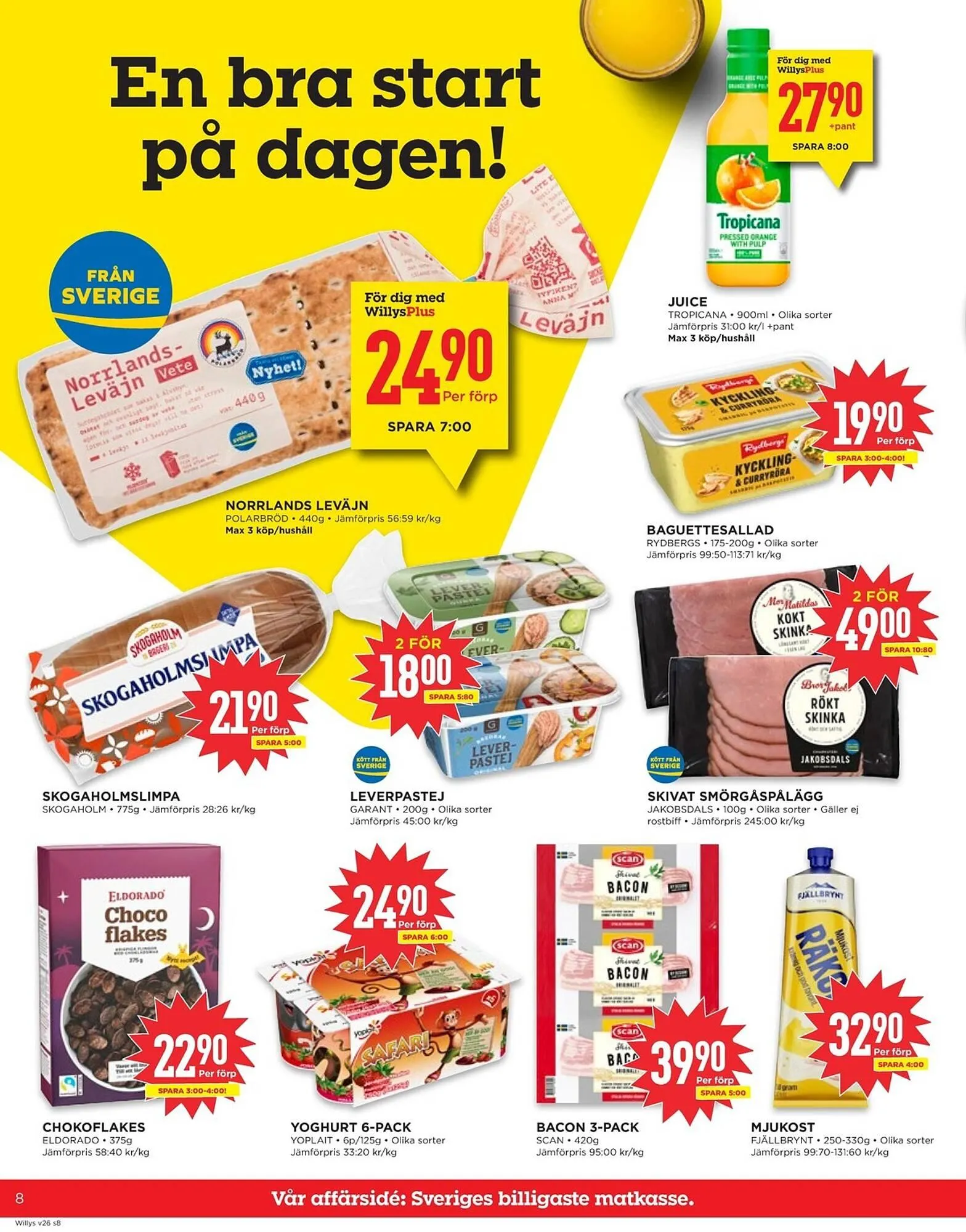 Willys reklamblad från 23 juni till 29 juni 2025 - Reklamblad sidor 8