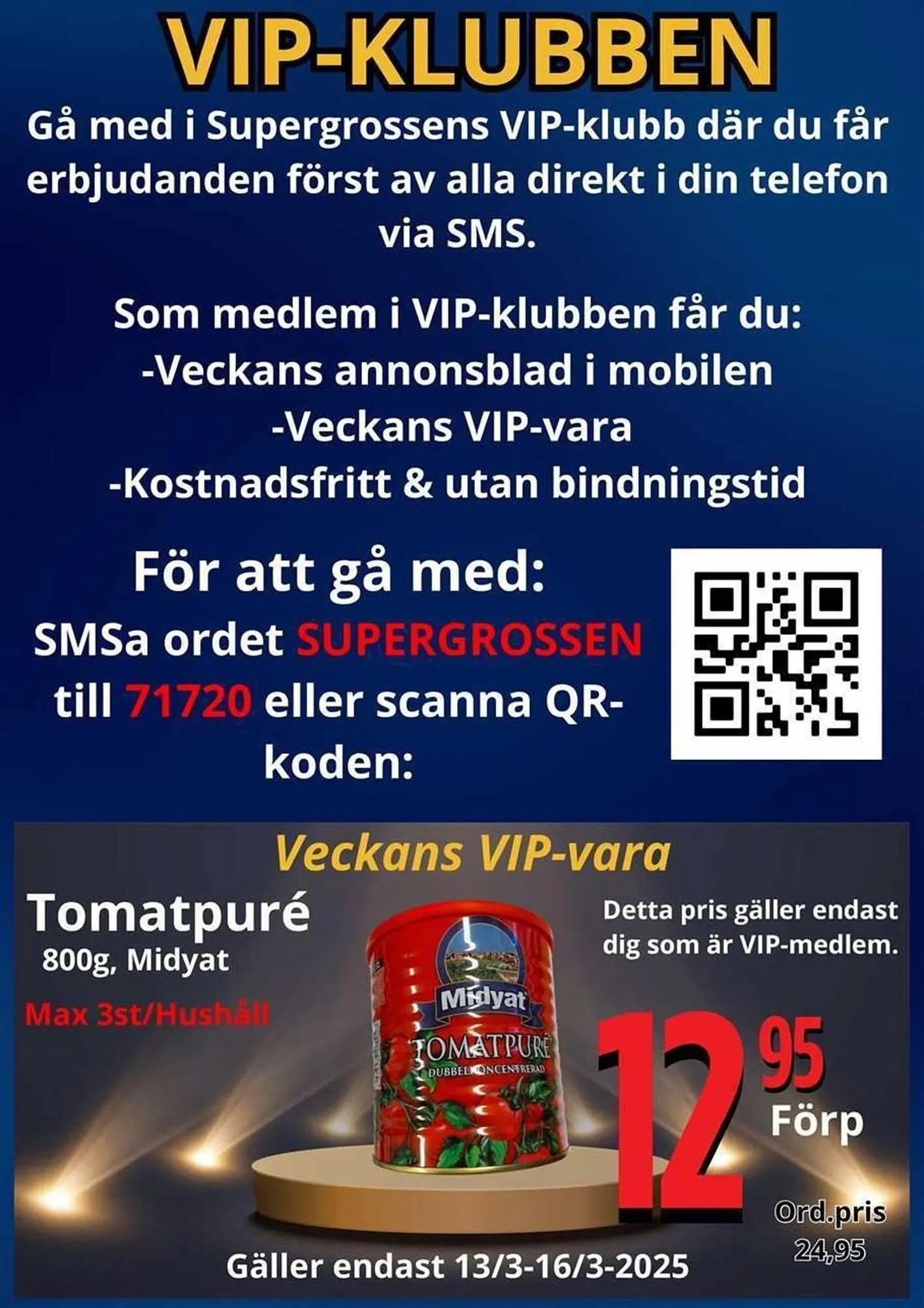 Supergrossen reklamblad från 10 mars till 16 mars 2025 - Reklamblad sidor 13