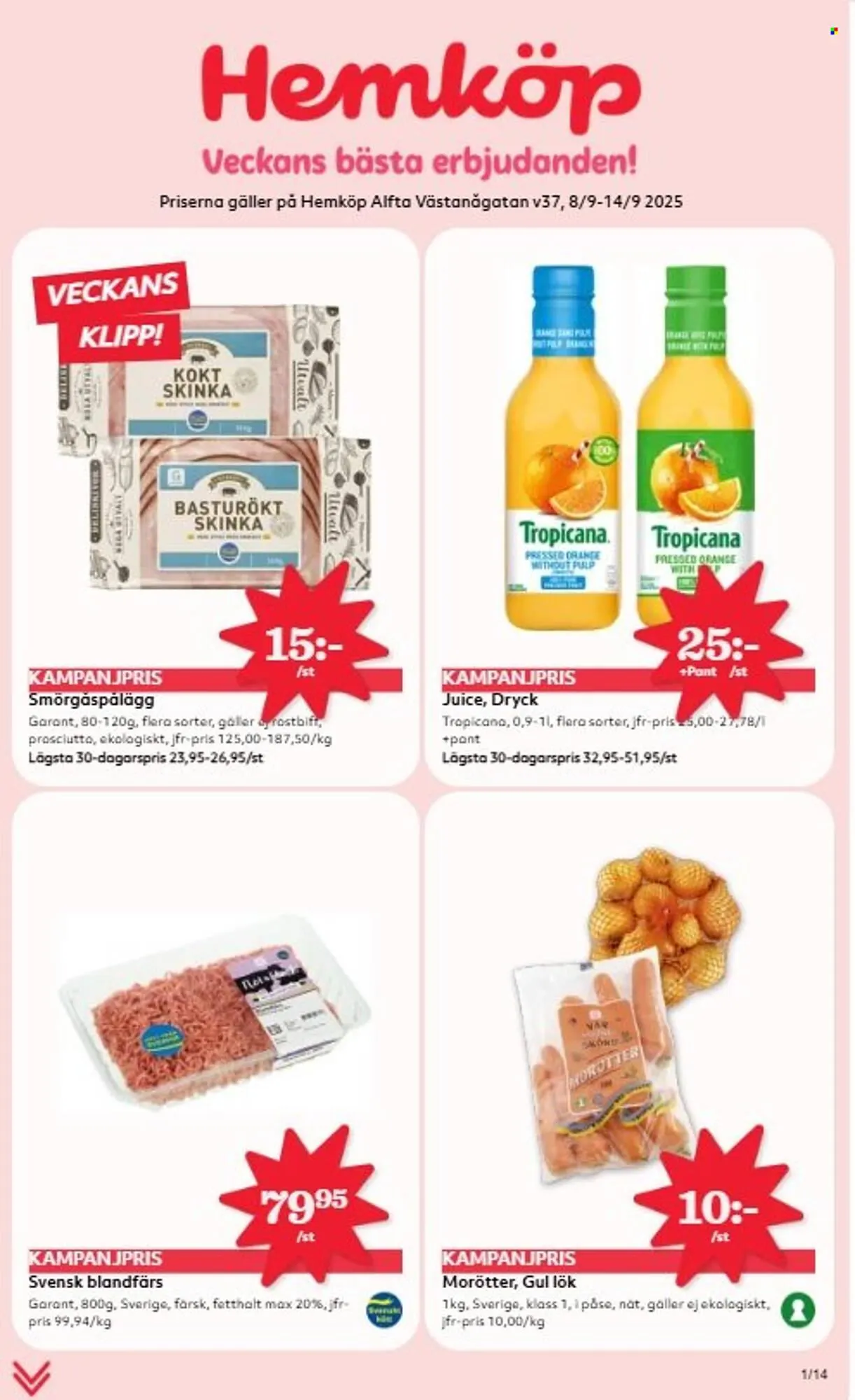 Hemköp reklamblad - 1