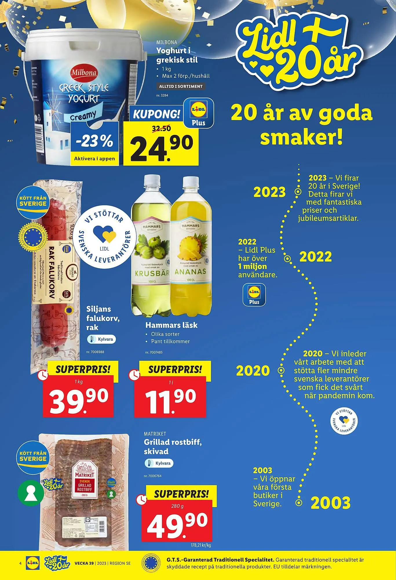 Lidl reklamblad från 25 september till 1 oktober 2023 - Reklamblad sidor 4