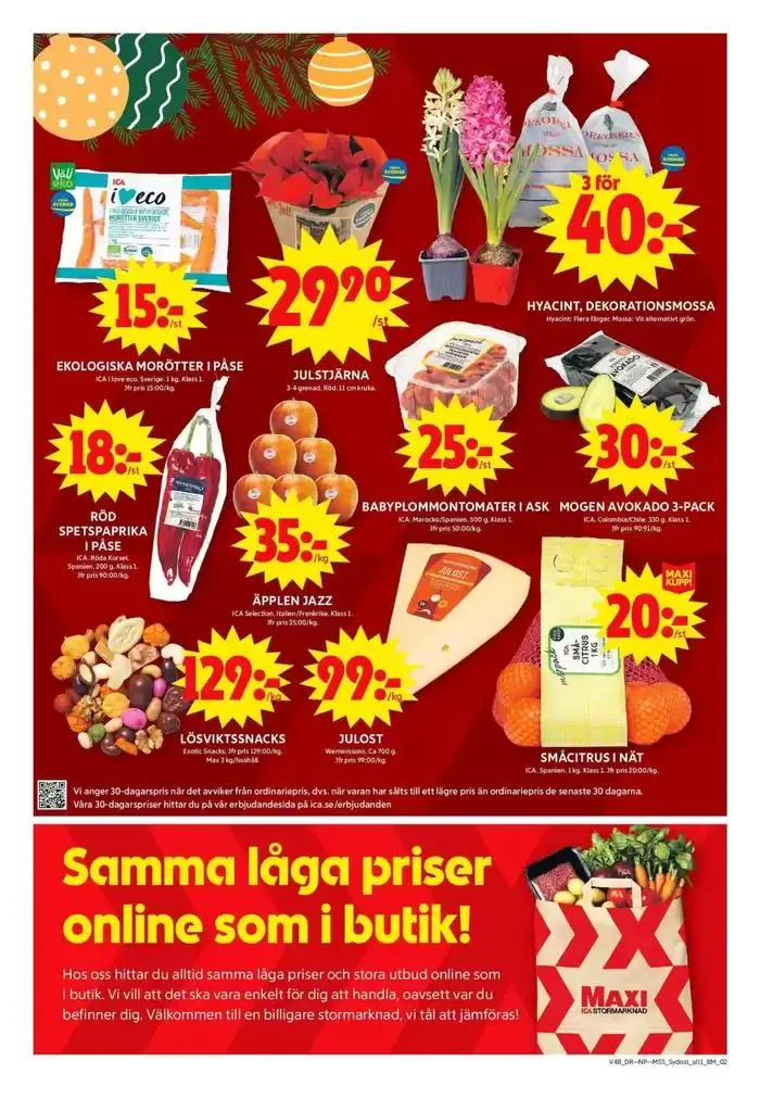 Fantastiska rabatter på utvalda produkter från 23 november till 7 december 2024 - Reklamblad sidor 12
