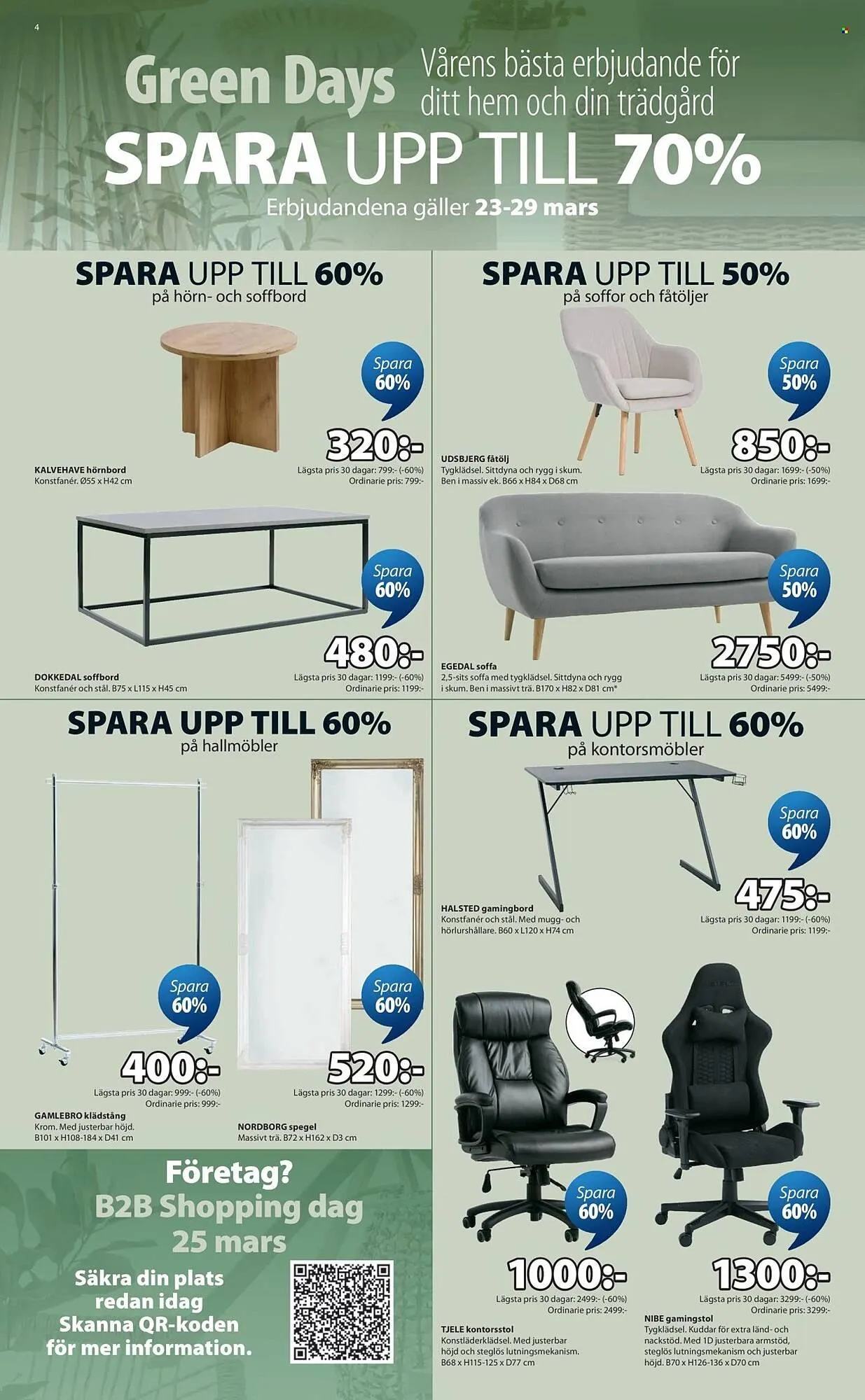 JYSK reklamblad från 23 mars till 29 mars 2026 - Reklamblad sidor 4