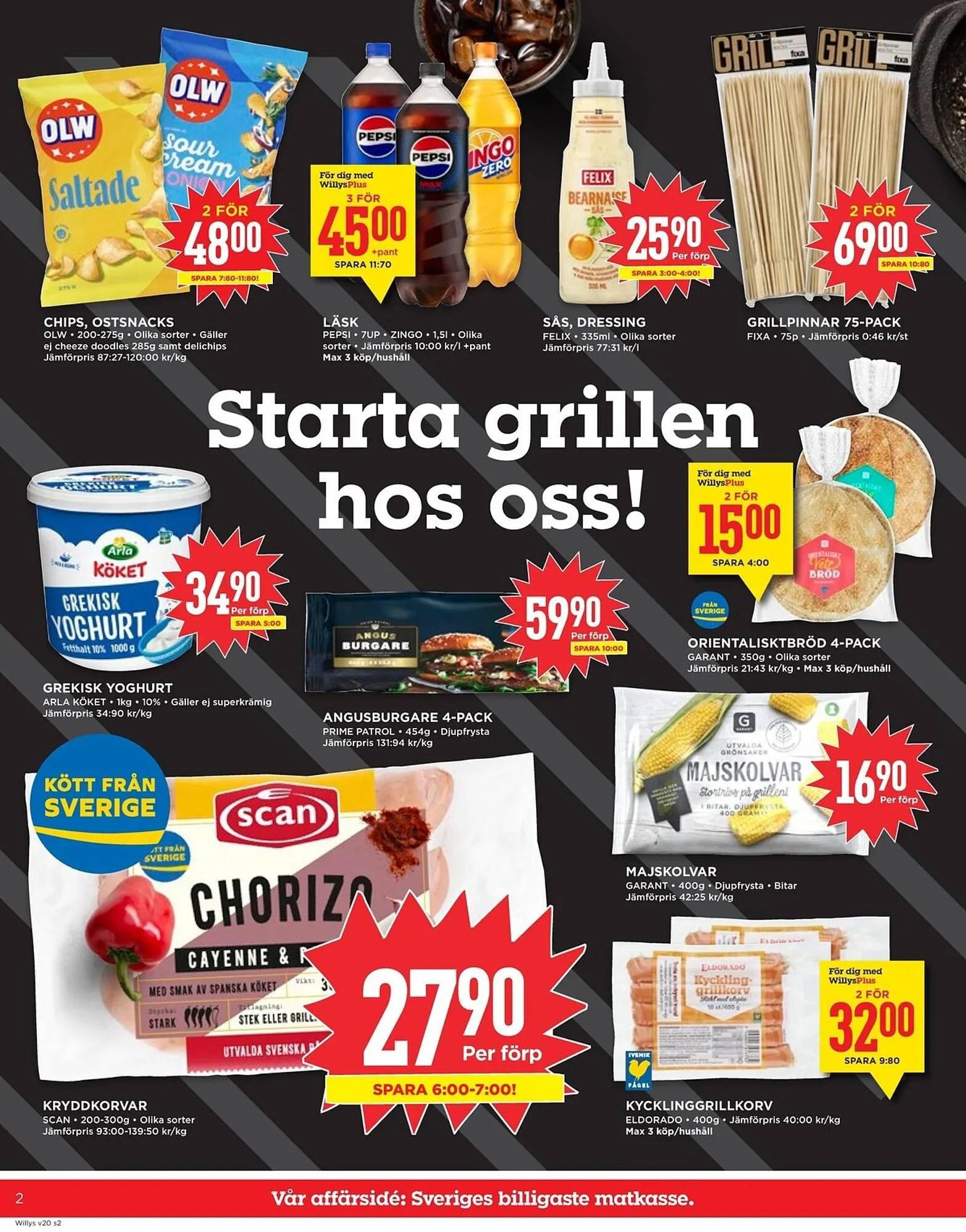 Willys reklamblad från 12 maj till 18 maj 2025 - Reklamblad sidor 2