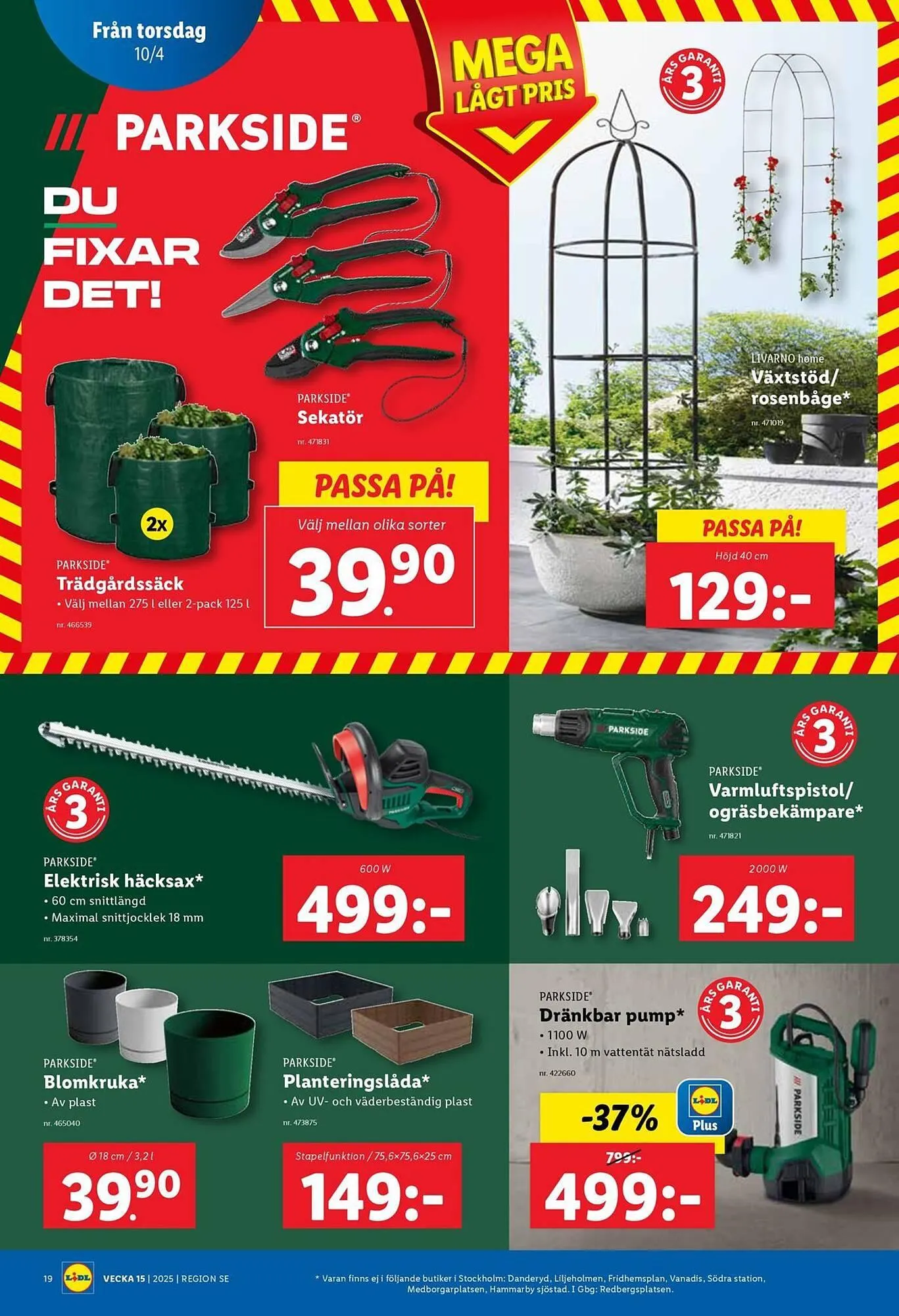 Lidl reklamblad från 7 april till 13 april 2025 - Reklamblad sidor 21