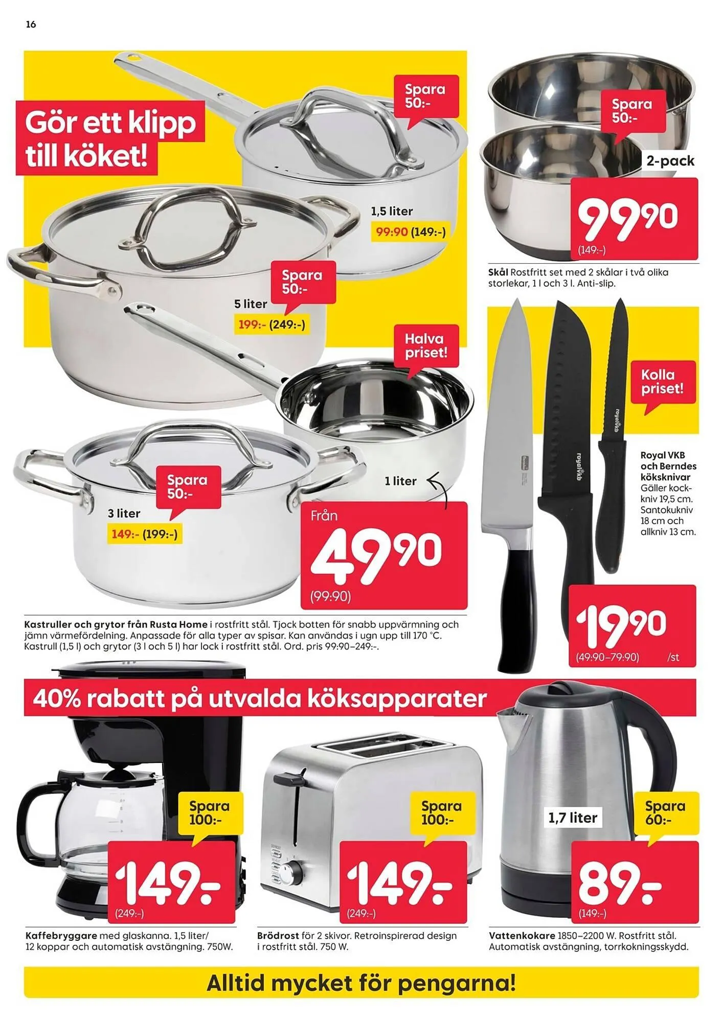 Rusta reklamblad från 27 oktober till 2 november 2025 - Reklamblad sidor 16