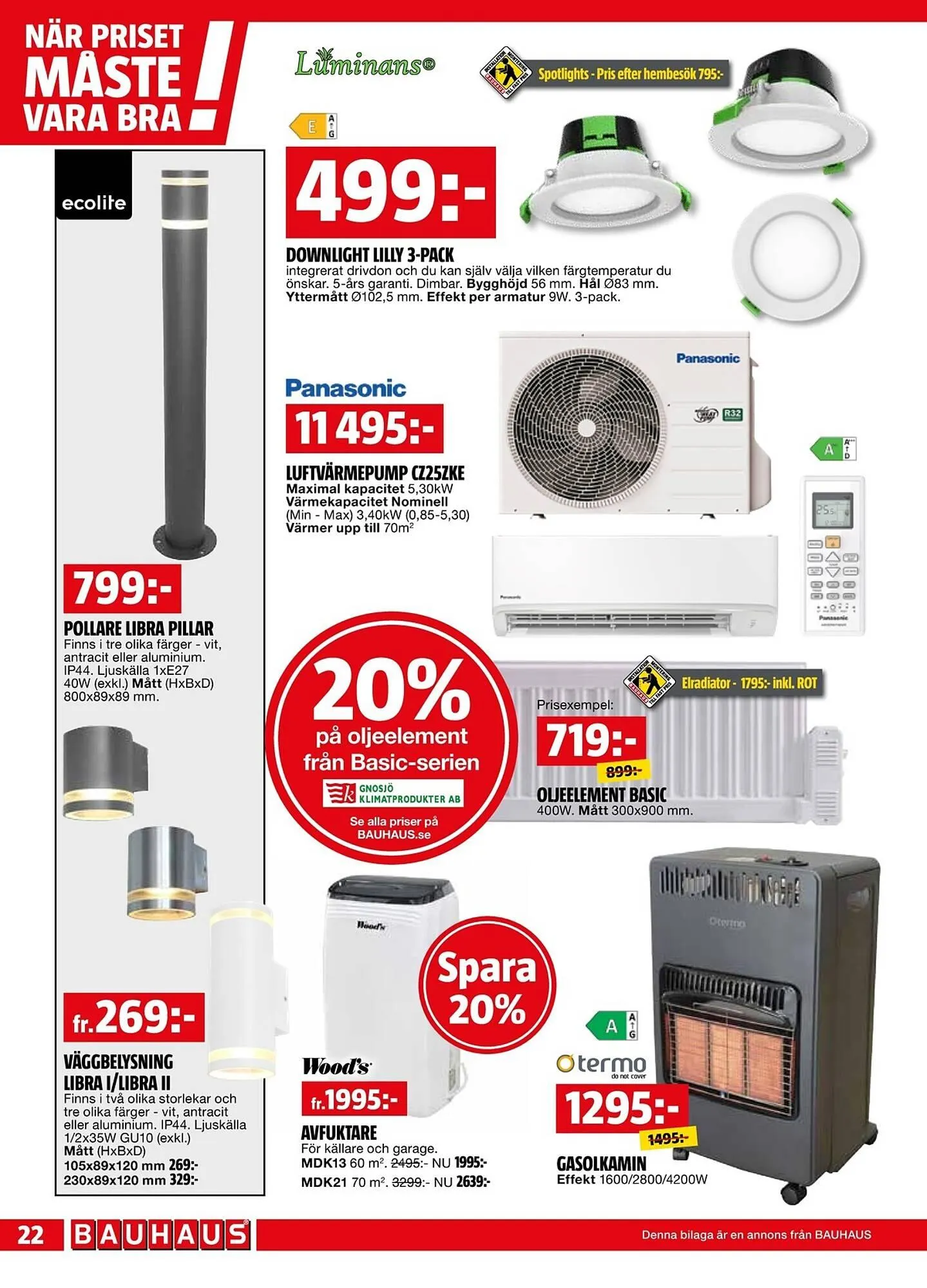 Bauhaus reklamblad från 3 mars till 16 mars 2025 - Reklamblad sidor 22